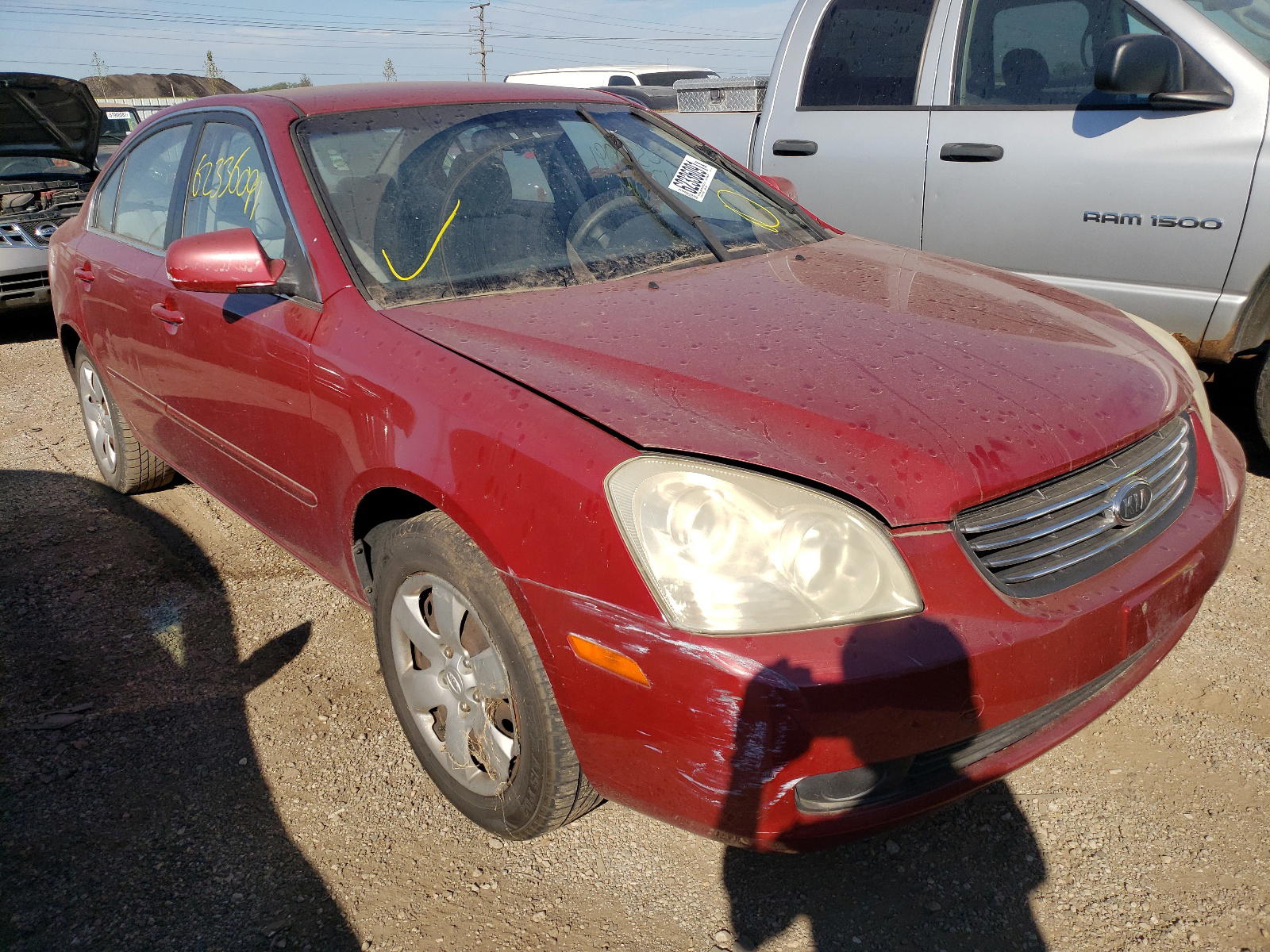 KIA OPTIMA 2008 with VIN KNAGE123085259564 - Photo from auction