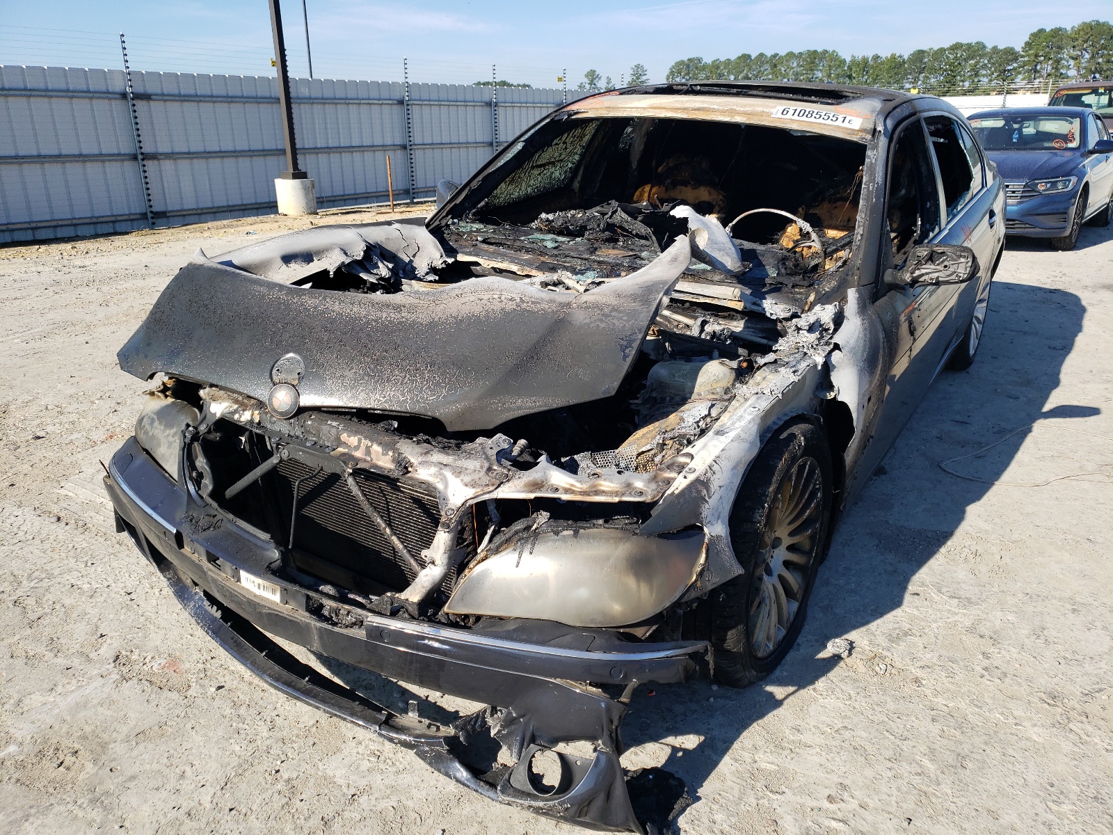 Photo 9 from auction – 2006 BMW 750 LI with VIN WBAHN83536DT34368