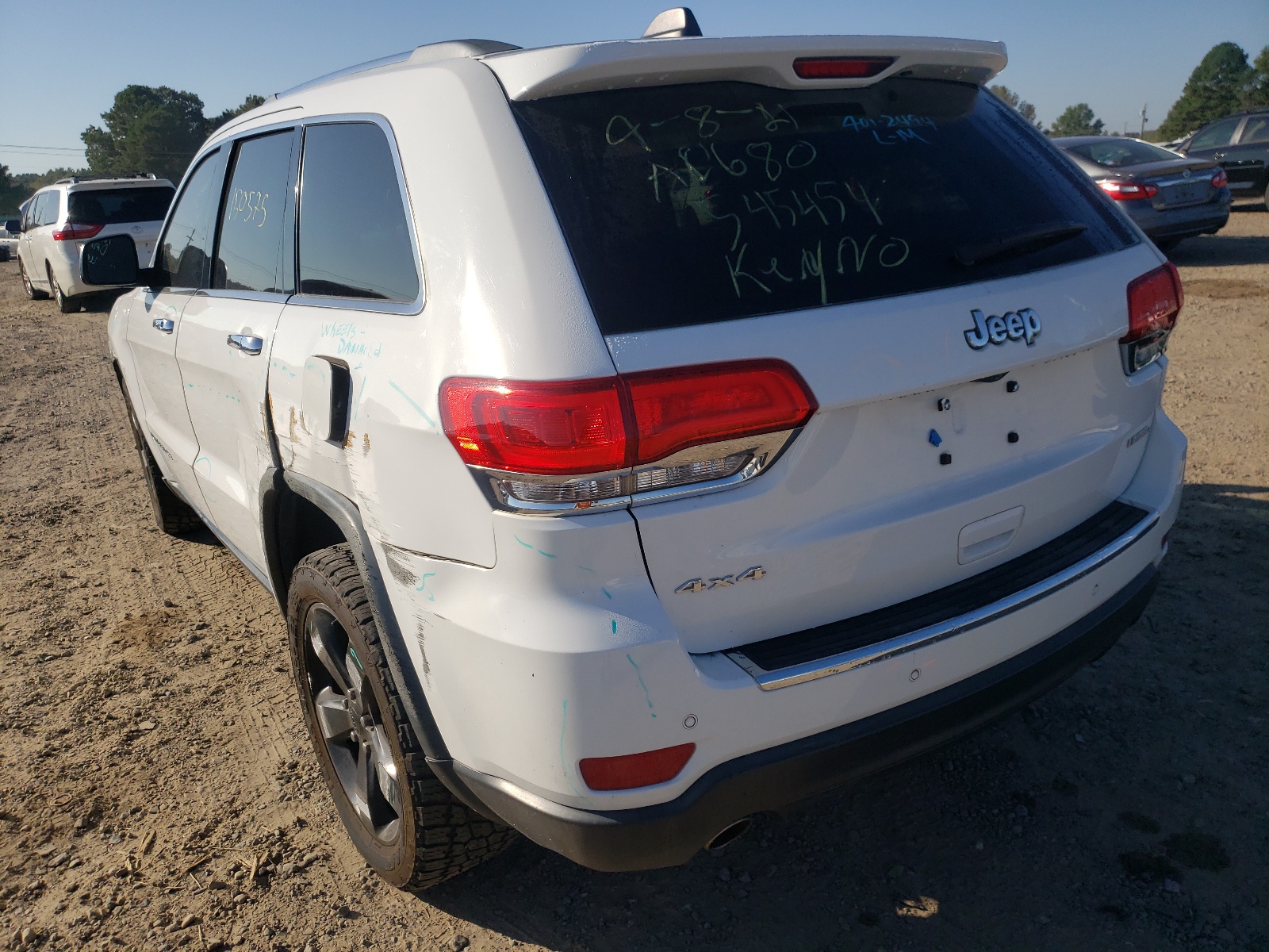 Photo 3 from auction – 2014 JEEP GRAND CHER with VIN 1C4RJFBG1EC545454