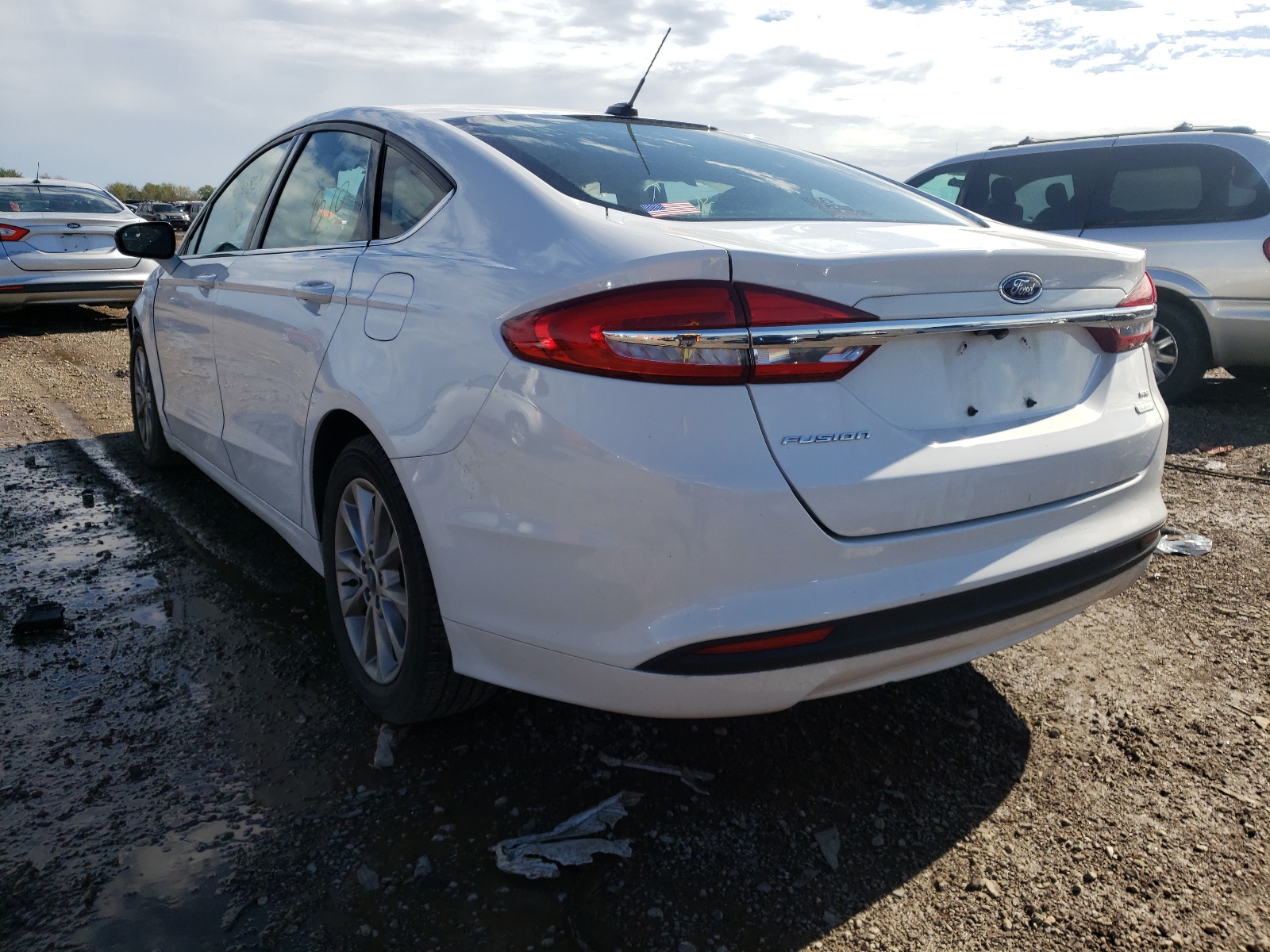 Photo 3 from auction – 2017 FORD FUSION SE with VIN 3FA6P0HD8HR271340