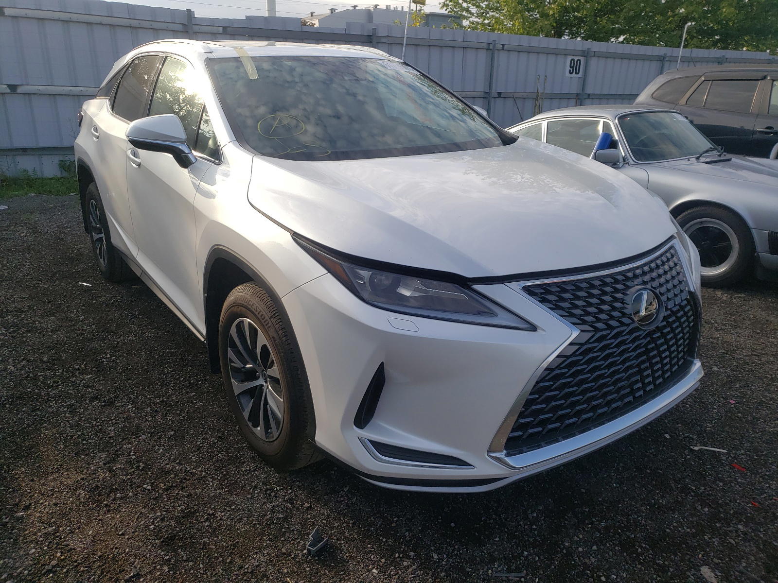 LEXUS RX 350 2020 with VIN 2T2HZMDA8LC247839 - Photo from auction
