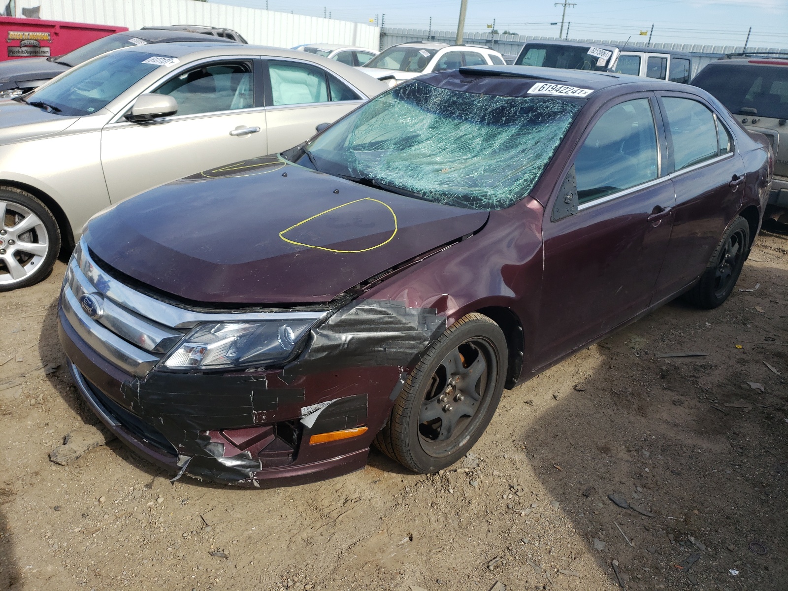 Photo 2 from auction – 2011 FORD FUSION SE with VIN 3FAHP0HA6BR219047