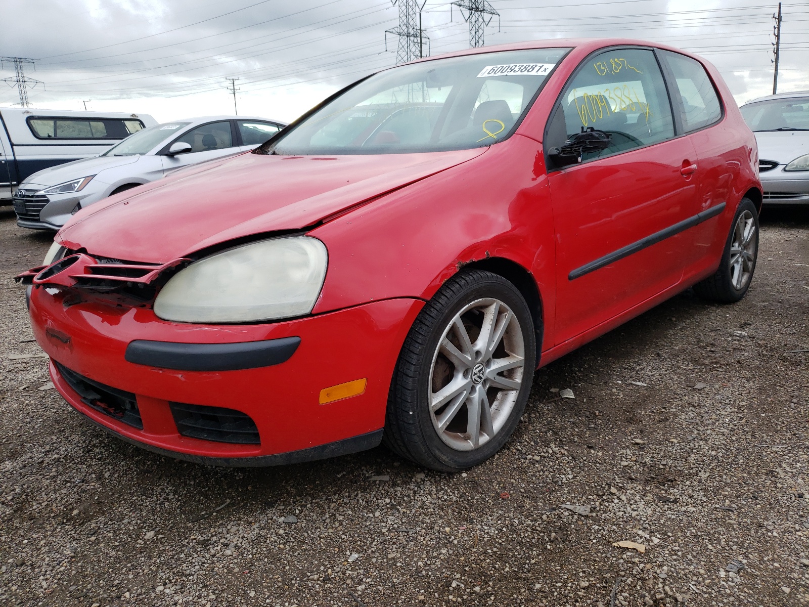 Photo 2 from auction – 2007 VOLKSWAGEN RABBIT with VIN WVWBR71K17W084117