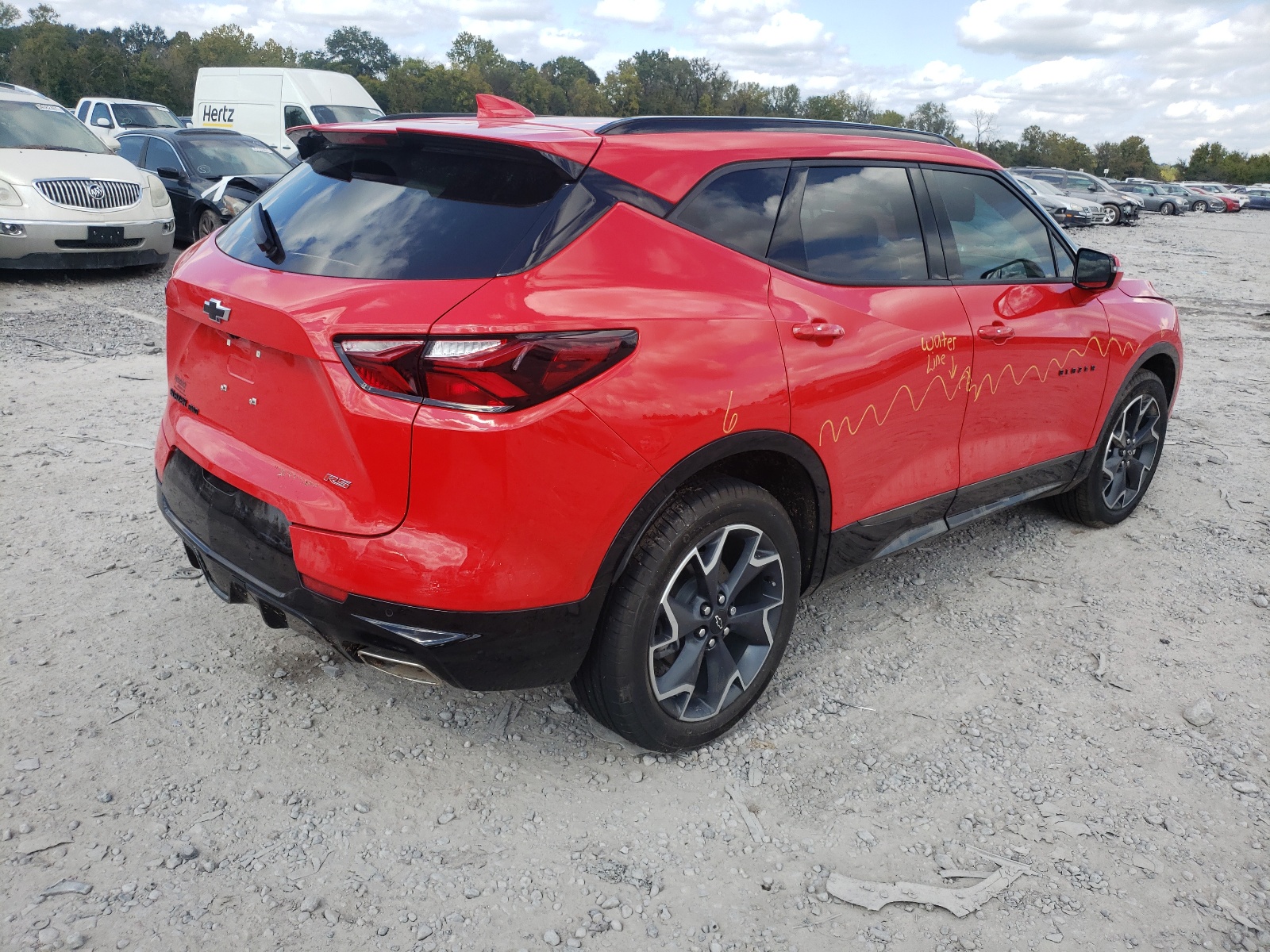 Photo 4 from auction – 2021 CHEVROLET BLAZER RS with VIN 3GNKBKRS3MS544906