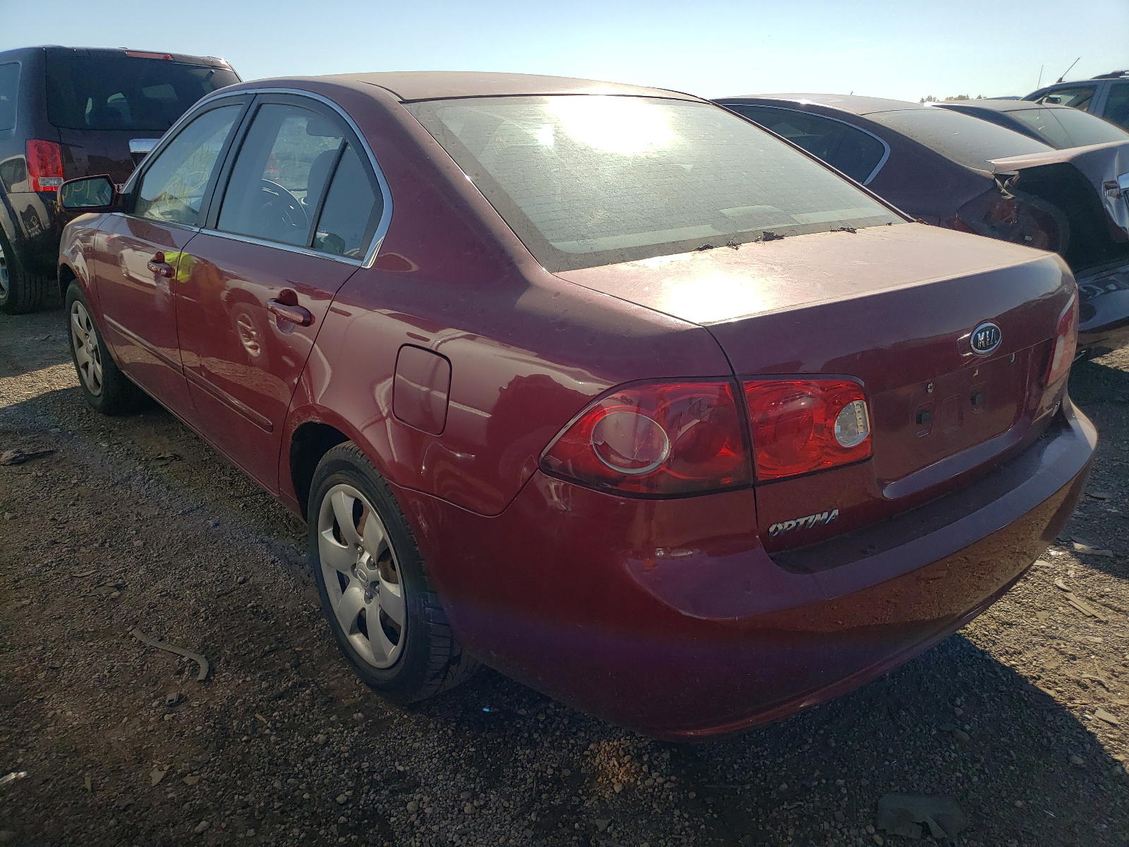 Photo 3 from auction – 2008 KIA OPTIMA with VIN KNAGE123085259564