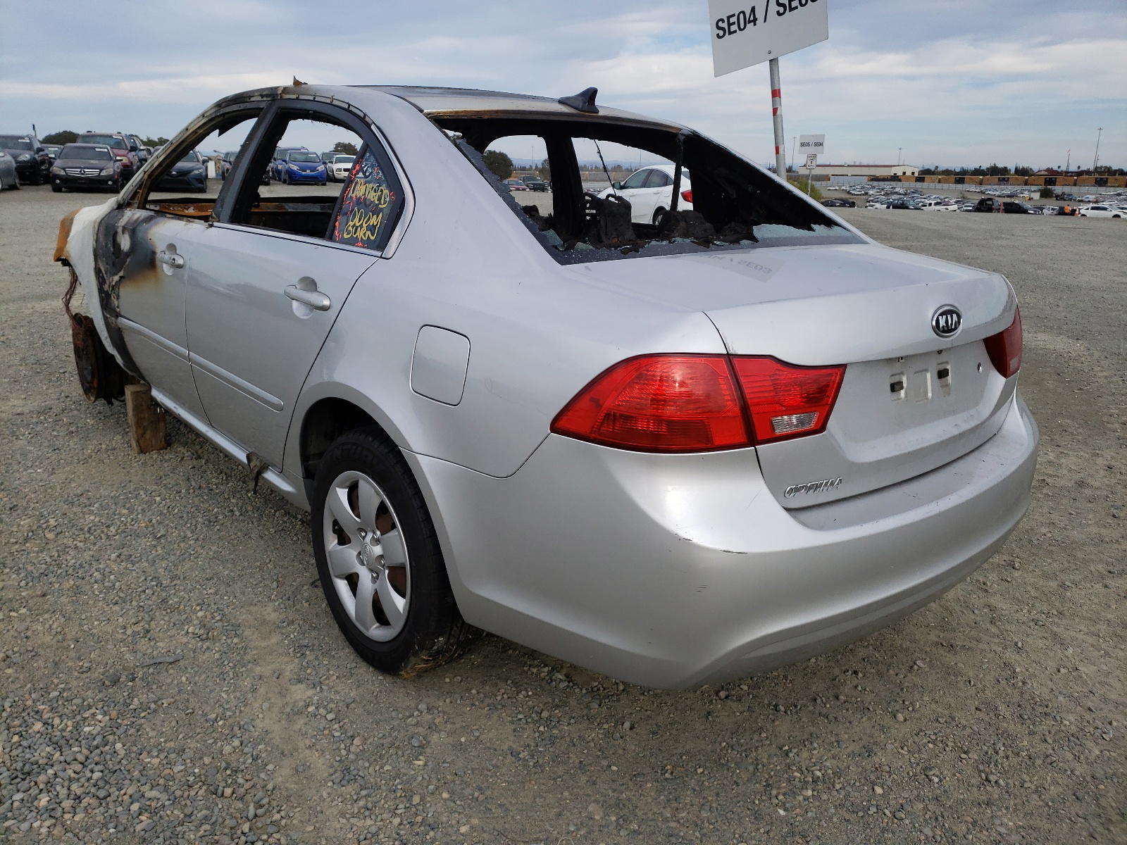 Photo 3 from auction – 2010 KIA OPTIMA LX with VIN KNAGG4A89A5379765