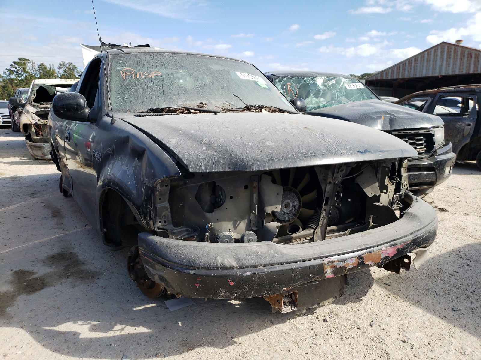 FORD F150 2003 with VIN 1FTRF17273NA61985 - Photo from auction