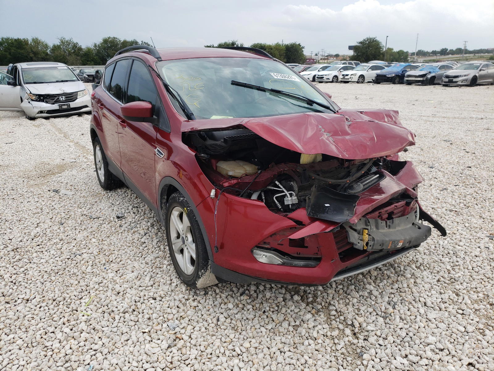 FORD ESCAPE SE 2016 with VIN 1FMCU0G92GUA96864 - Photo from auction