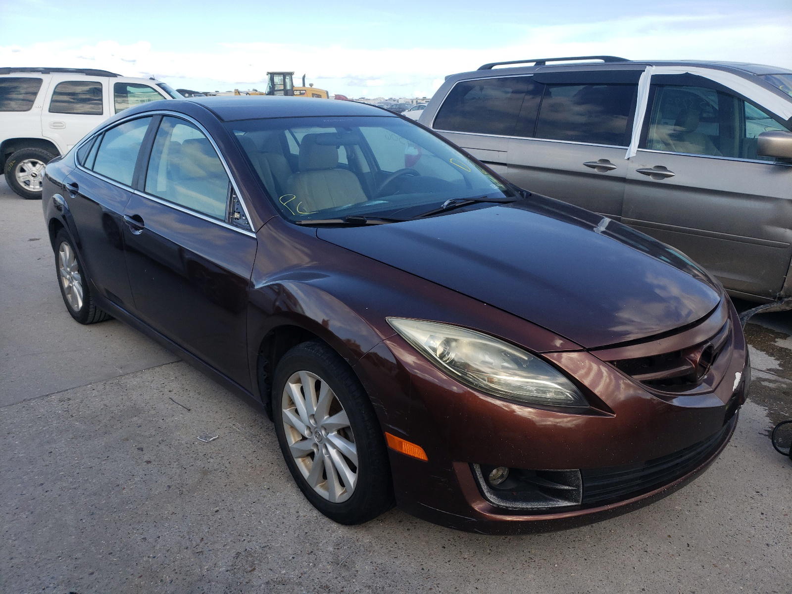 MAZDA 6 I 2011 with VIN 1YVHZ8CH3B5M30064 - Photo from auction