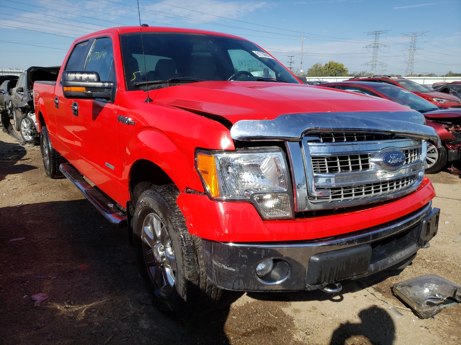 FORD F150 SUPER 2014 with VIN 1FTFW1ET3EFB21059 - Photo from auction