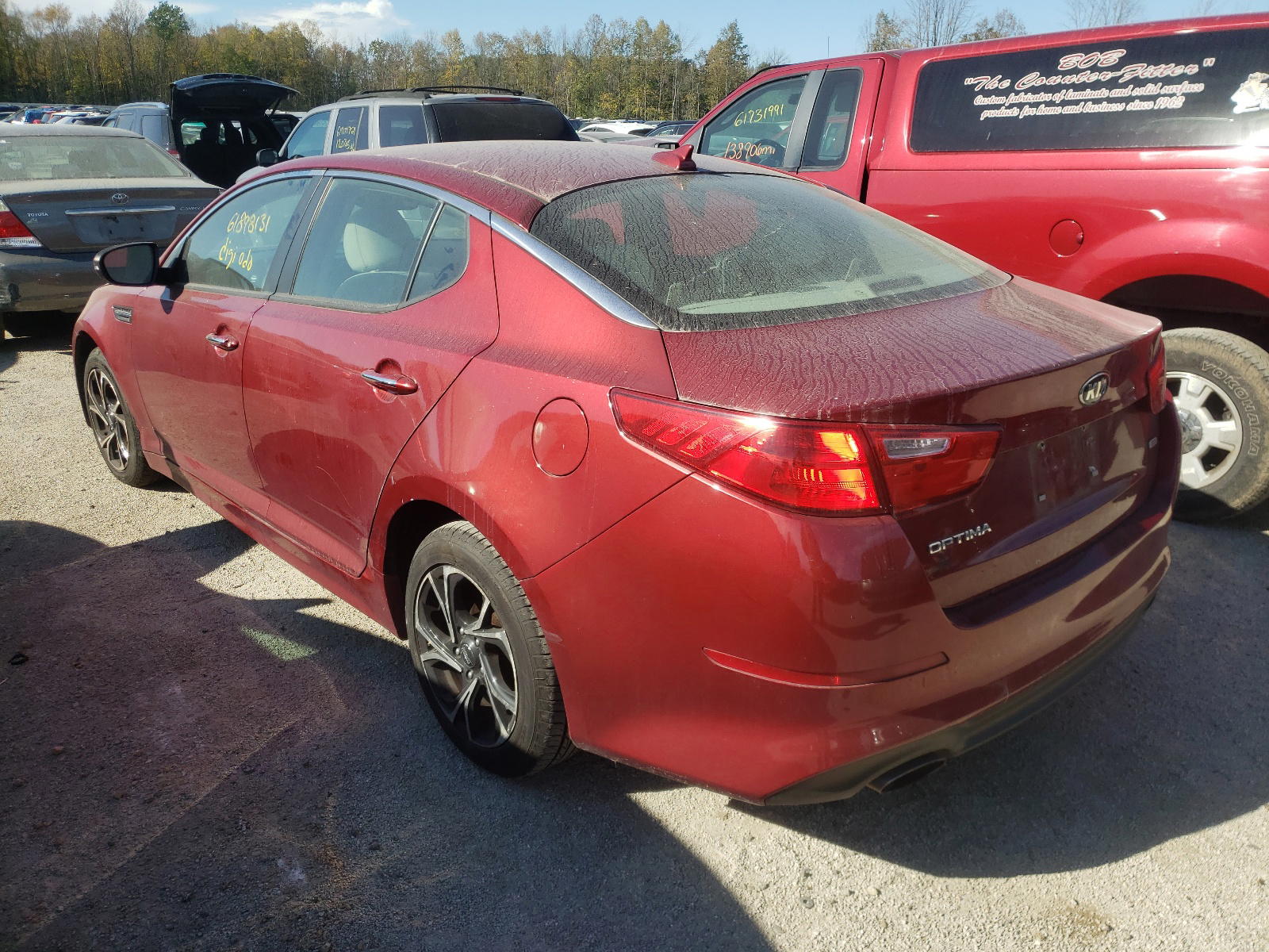 Photo 3 from auction – 2015 KIA OPTIMA with VIN 5XXGM4A72FG388801