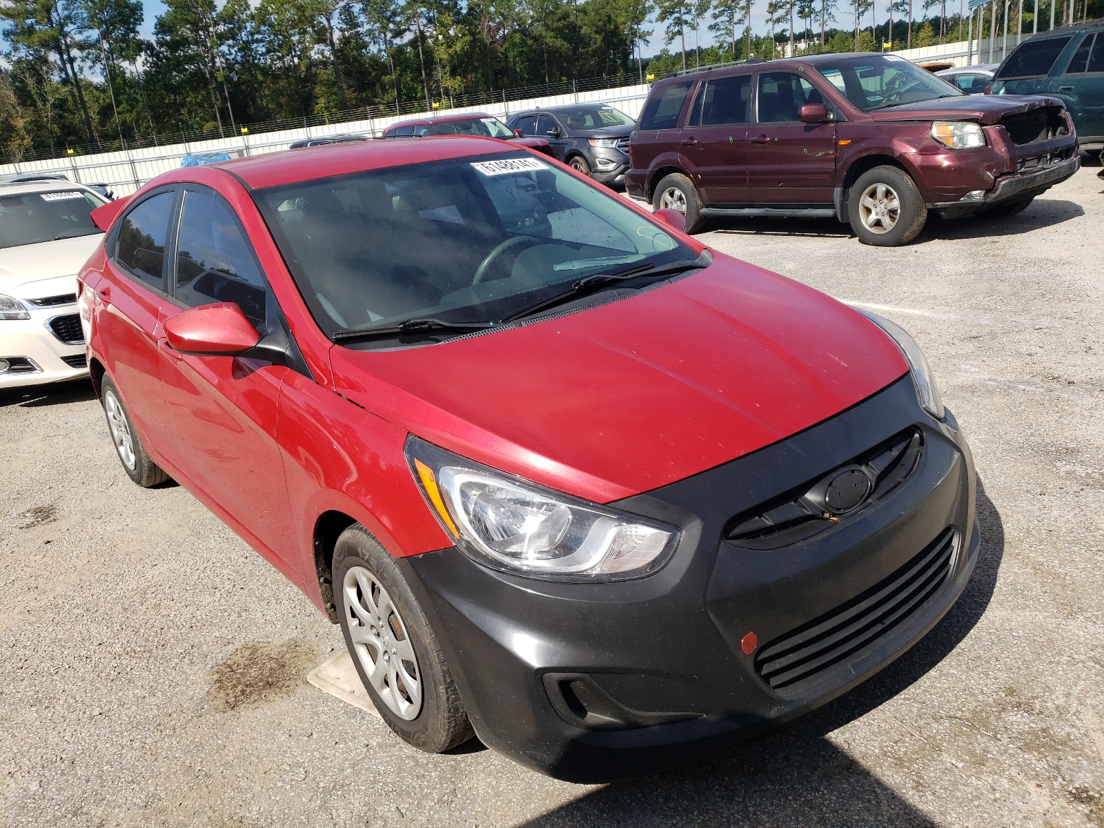 HYUNDAI ACCENT GLS 2014 with VIN KMHCT4AE5EU720136 - Photo from auction
