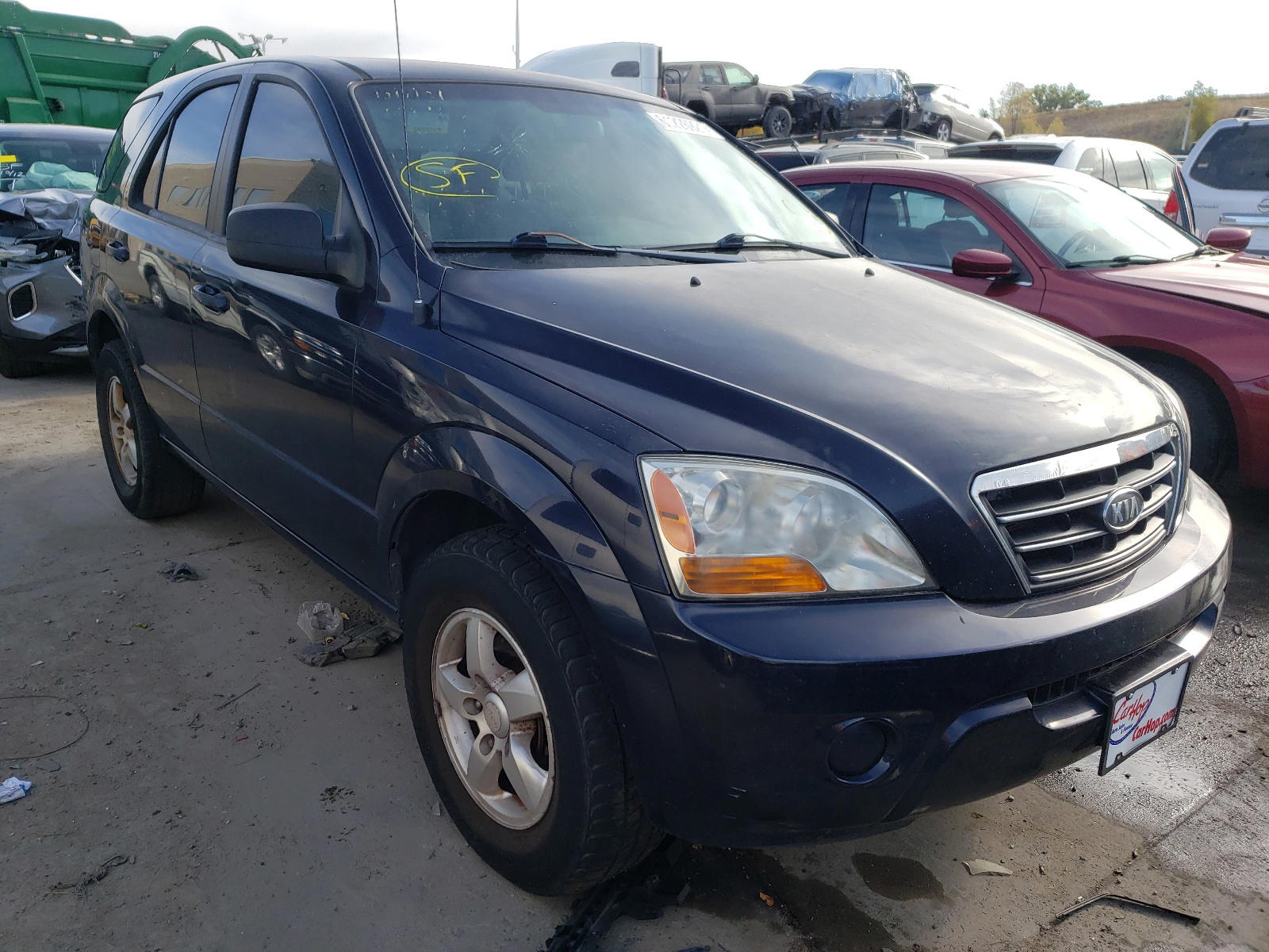 KIA SORENTO EX 2008 with VIN KNDJD735X85830752 - Photo from auction