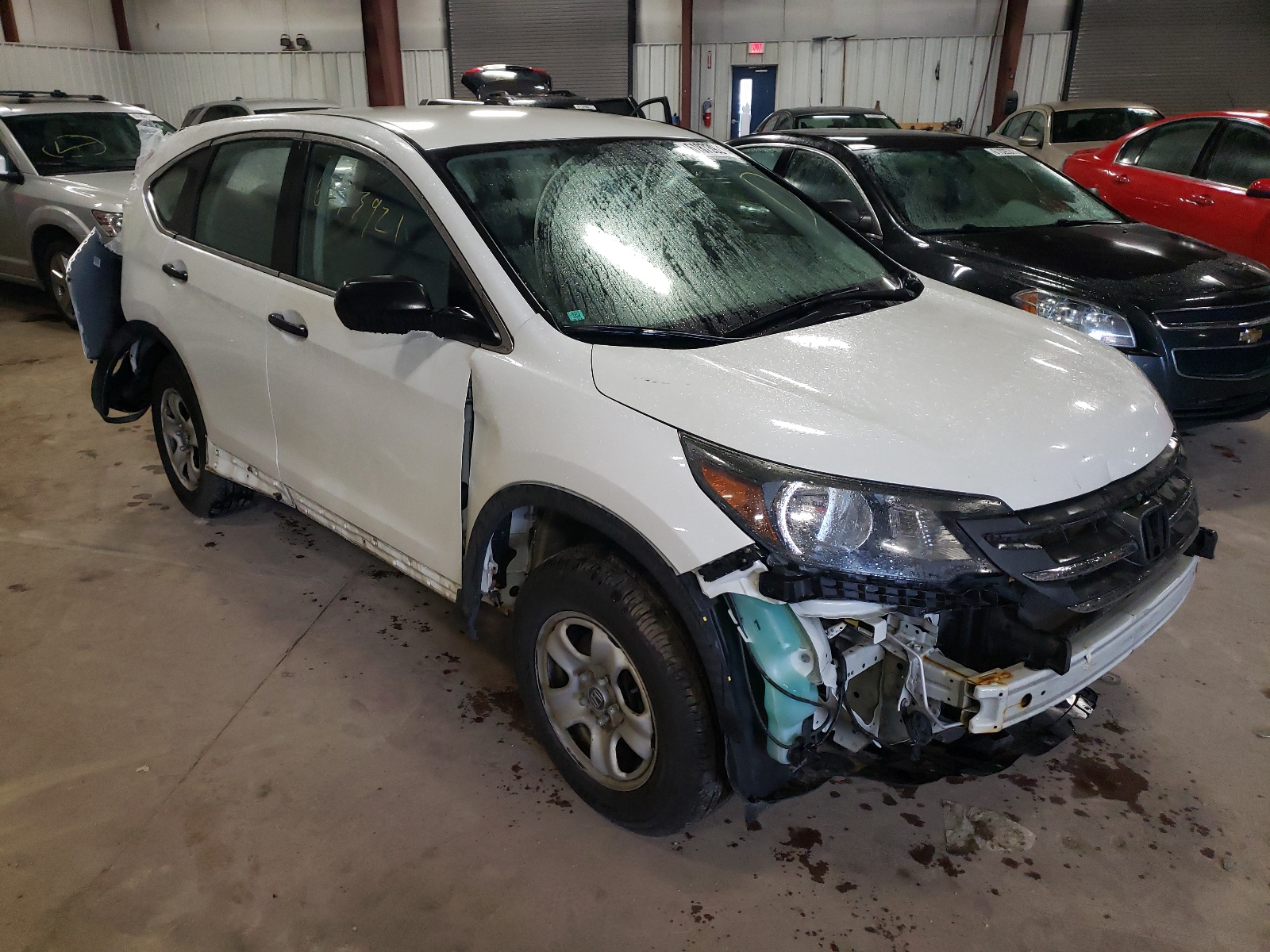 HONDA CR-V LX 2014 with VIN 5J6RM4H35EL007785 - Photo from auction