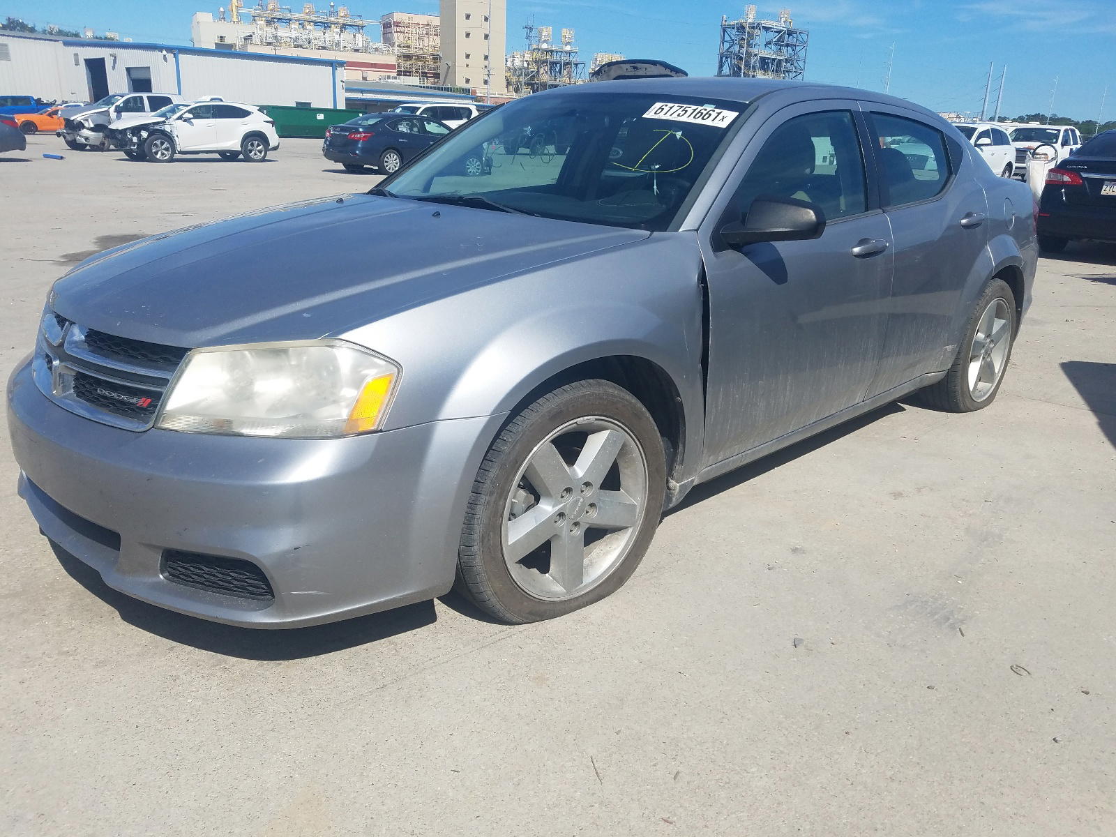 Photo 2 from auction – 2013 DODGE AVENGER SE with VIN 1C3CDZAB8DN657695