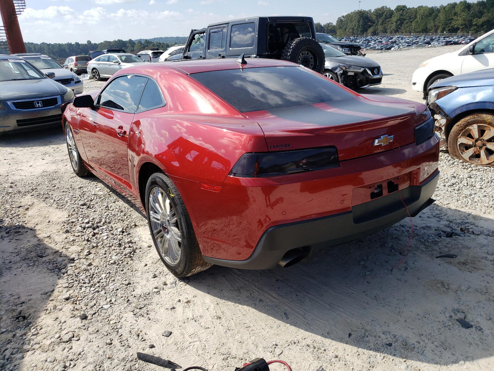 Photo 3 from auction – 2015 CHEVROLET CAMARO LT with VIN 2G1FF1E30F9173459