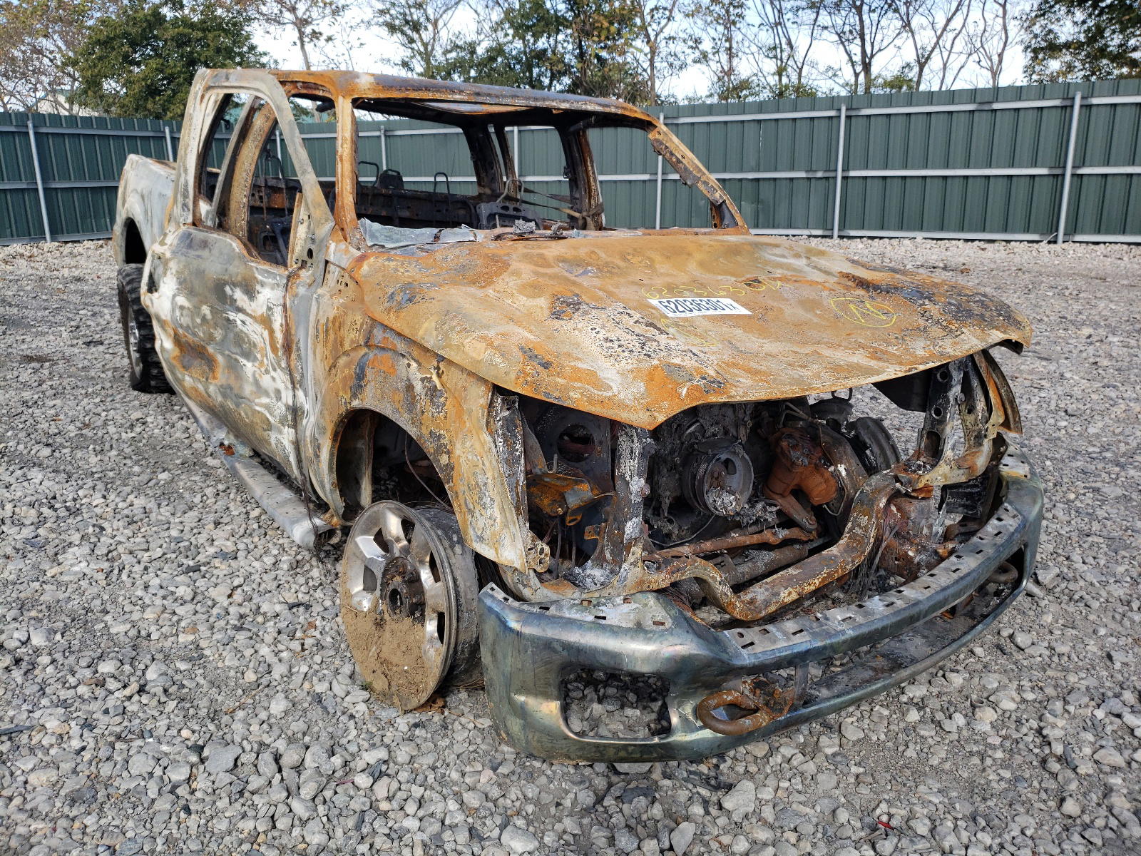 FORD F250 SUPER 2011 with VIN 1FT7W2BT6BEC44550 - Photo from auction