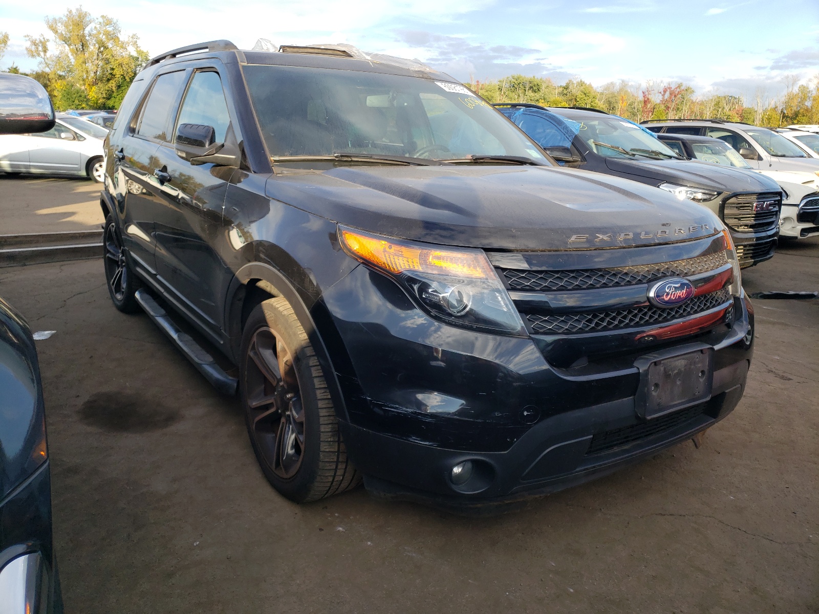 FORD EXPLORER S 2015 with VIN 1FM5K8GT0FGC55757 - Photo from auction