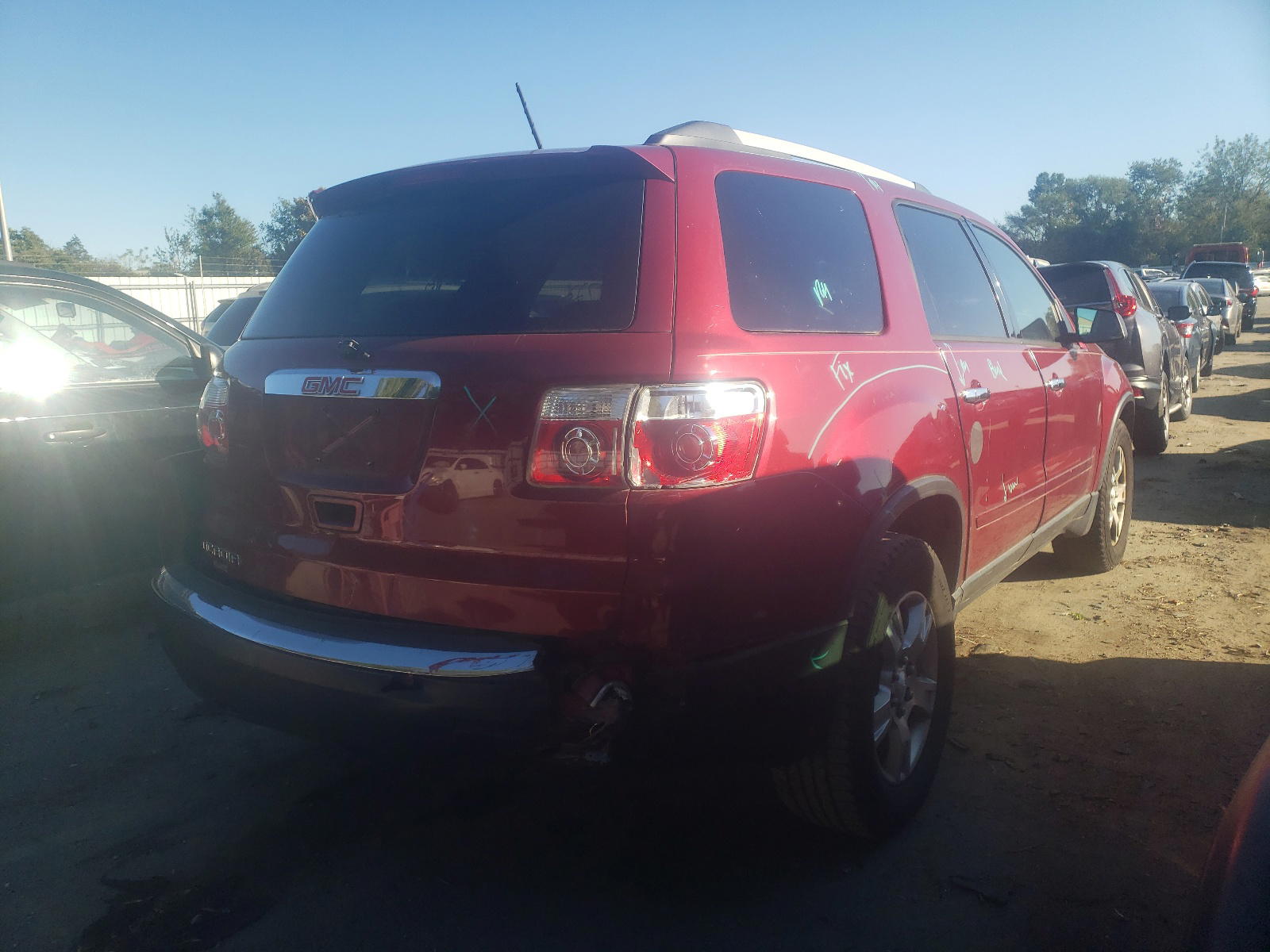 Photo 4 from auction – 2011 GMC ACADIA SLE with VIN 1GKKRNED1BJ290788