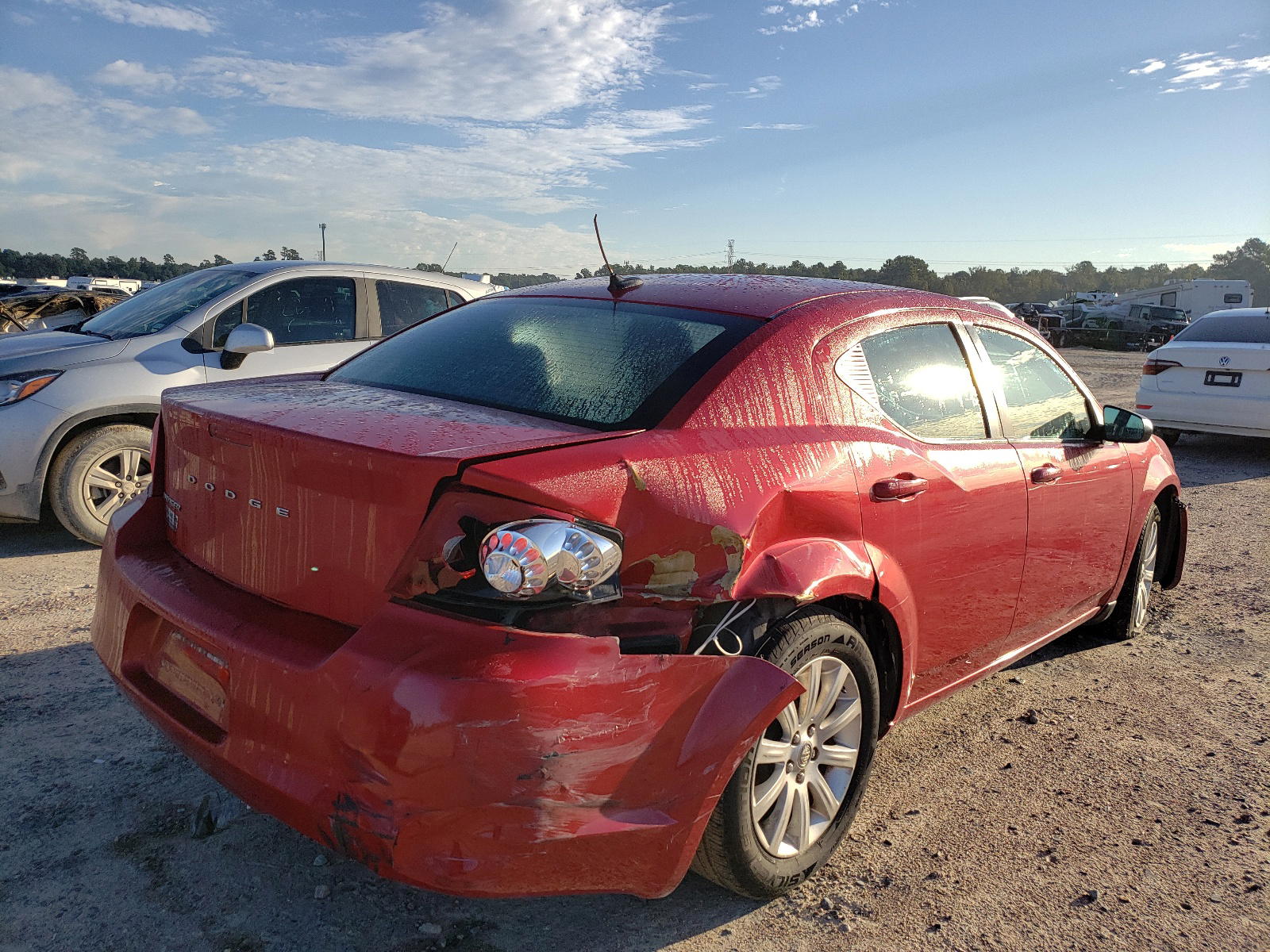 Photo 4 from auction – 2014 DODGE AVENGER SE with VIN 1C3CDZAB2EN232460