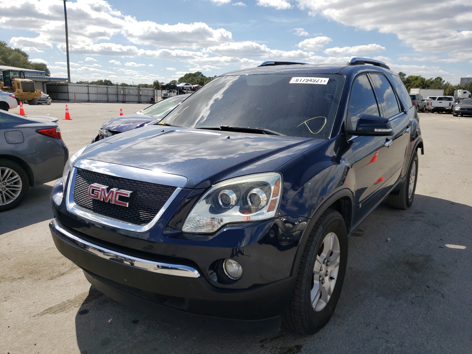 Photo 2 from auction – 2009 GMC ACADIA SLT with VIN 1GKEV23D49J137469