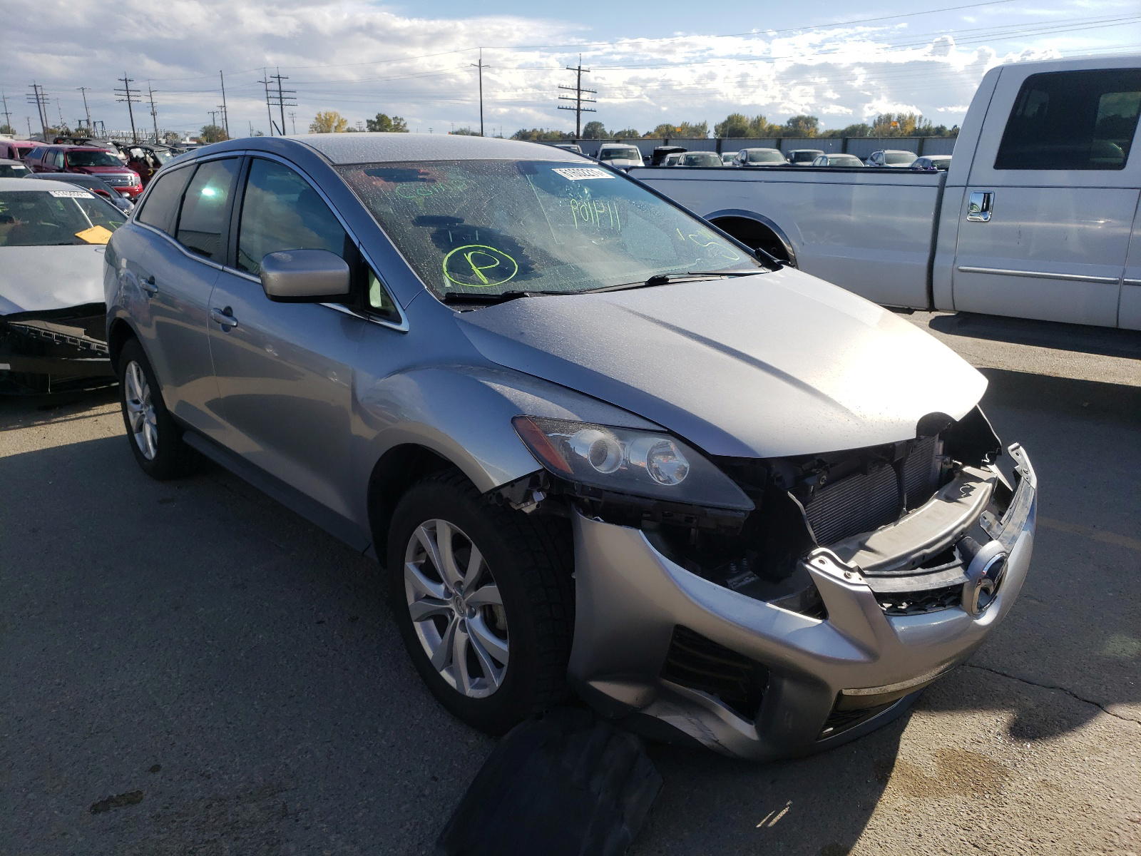 MAZDA CX-7 2011 with VIN JM3ER4CL6B0383851 - Photo from auction