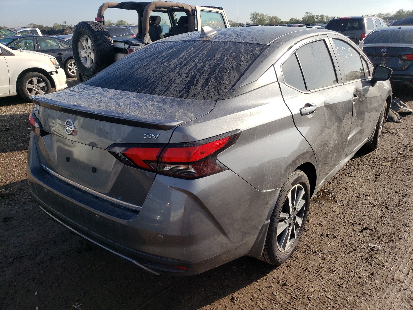 Photo 4 from auction – 2021 NISSAN VERSA SV with VIN 3N1CN8EV0ML837585