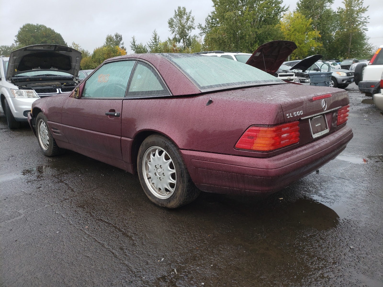 Photo 3 from auction – 1997 MERCEDES-BENZ SL 500 with VIN WDBFA67F8VF148582