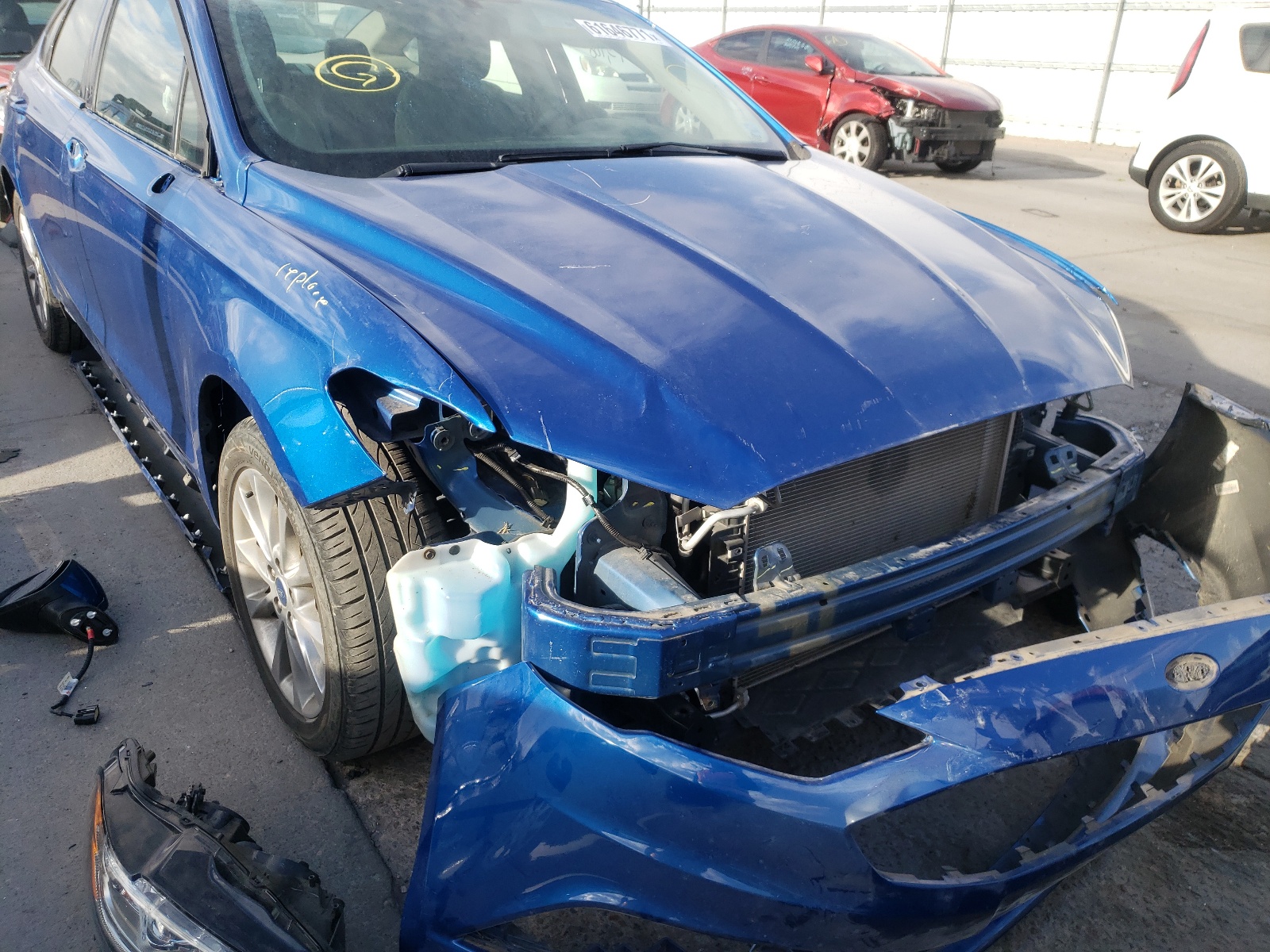 Photo 9 from auction – 2017 FORD FUSION SE with VIN 3FA6P0H71HR319366