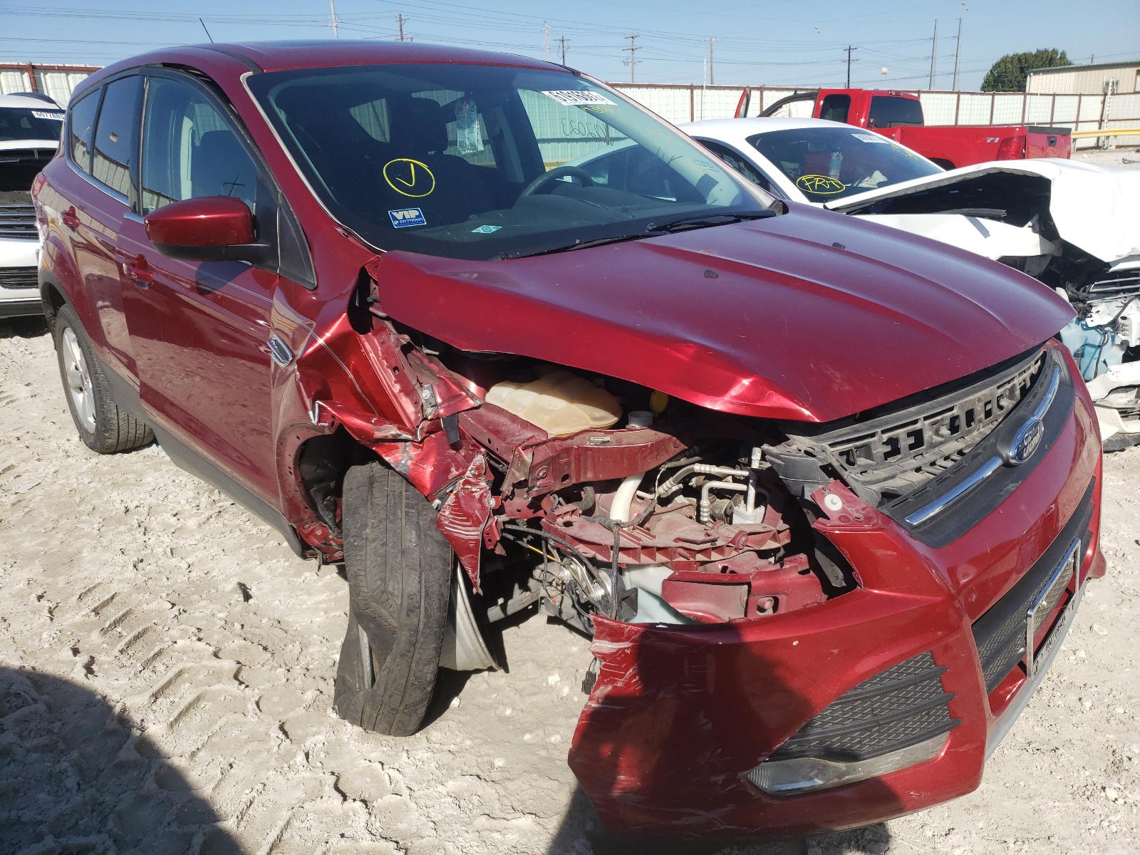 FORD ESCAPE SE 2016 with VIN 1FMCU0G92GUA31867 - Photo from auction