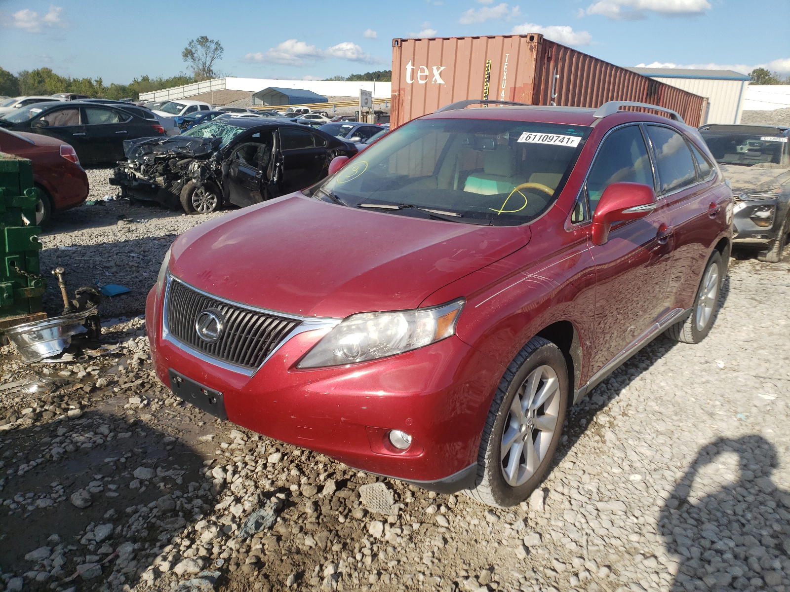 Photo 2 from auction – 2011 LEXUS RX 350 with VIN 2T2ZK1BAXBC053161