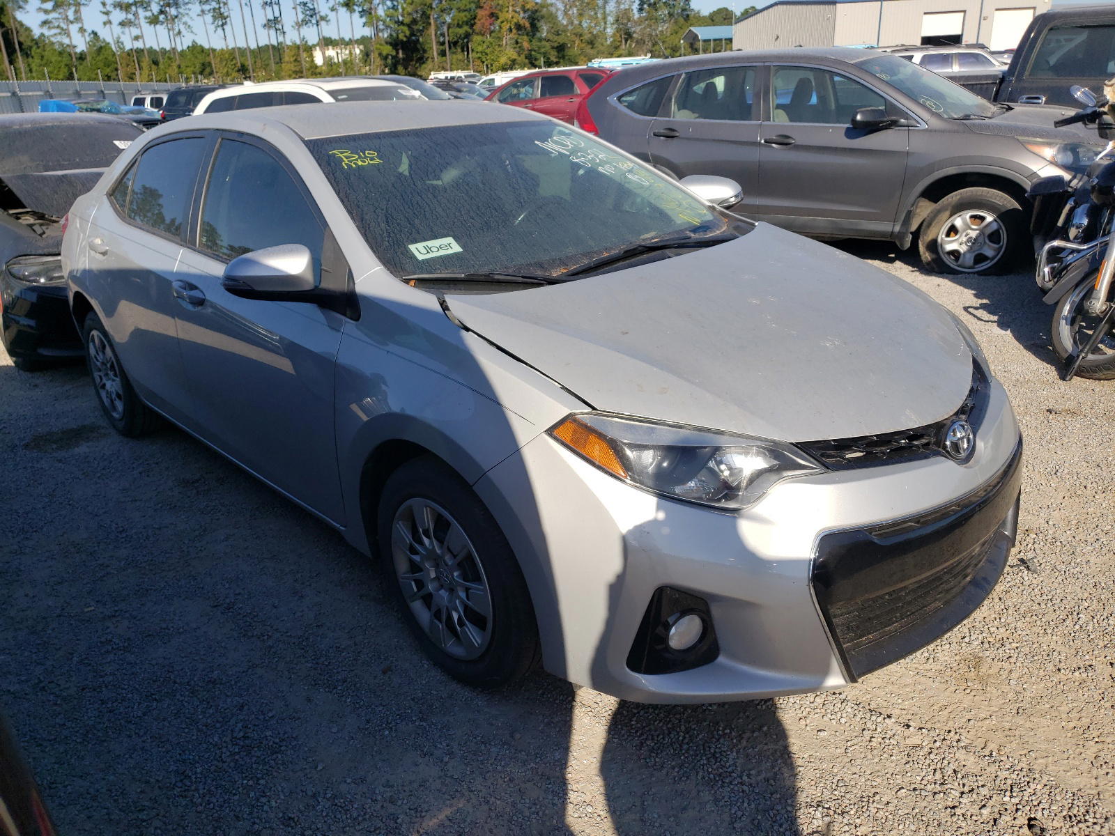 TOYOTA COROLLA 2016 with VIN 2T1BURHE3GC693986 - Photo from auction