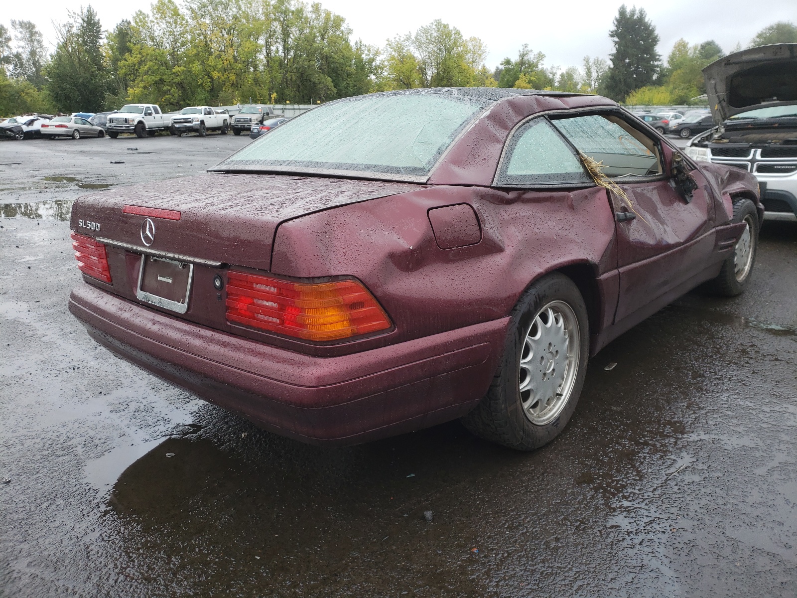 Photo 4 from auction – 1997 MERCEDES-BENZ SL 500 with VIN WDBFA67F8VF148582