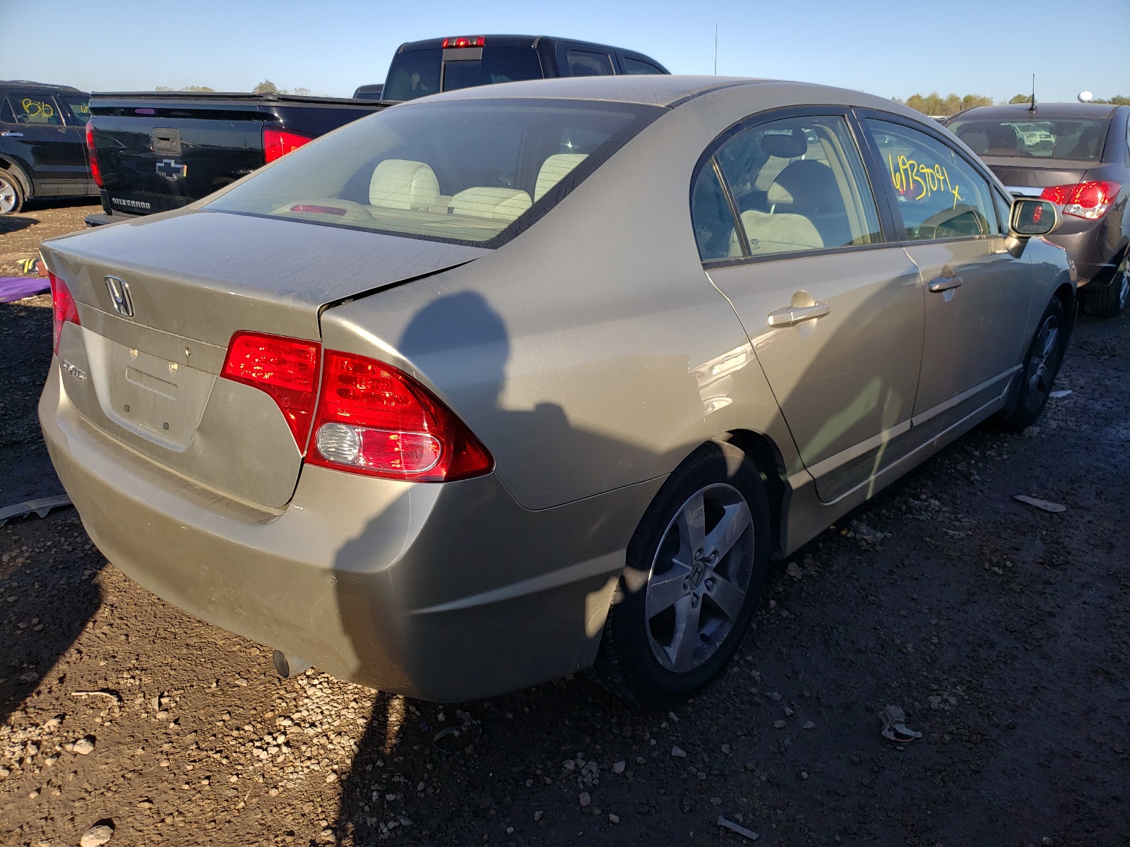 Photo 4 from auction – 2007 HONDA CIVIC EX with VIN 1HGFA16837L021168