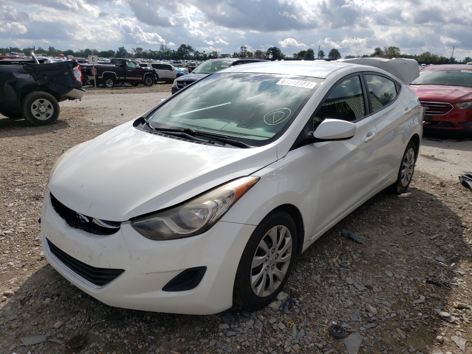 Photo 2 from auction – 2012 HYUNDAI ELANTRA GL with VIN 5NPDH4AE4CH146985