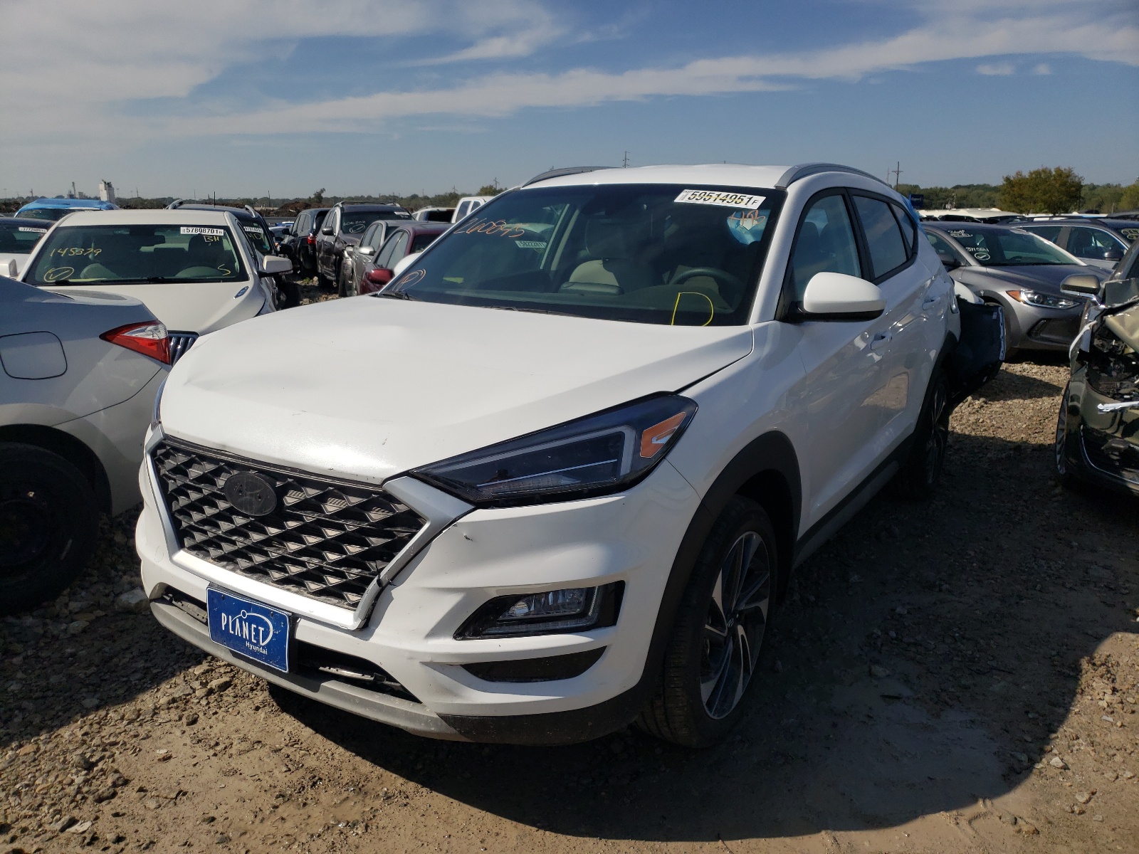 Photo 2 from auction – 2020 HYUNDAI TUCSON with VIN KM8J3CAL5LU260845