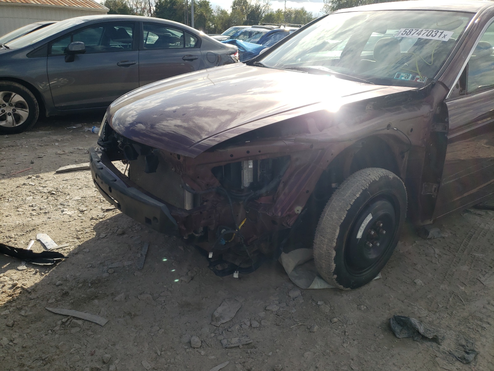 Photo 11 from auction – 2012 HONDA ACCORD LX with VIN 1HGCP2F39CA089587