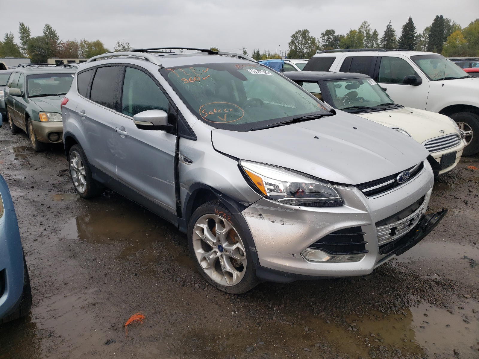 FORD ESCAPE TIT 2013 with VIN 1FMCU9J94DUC86898 - Photo from auction