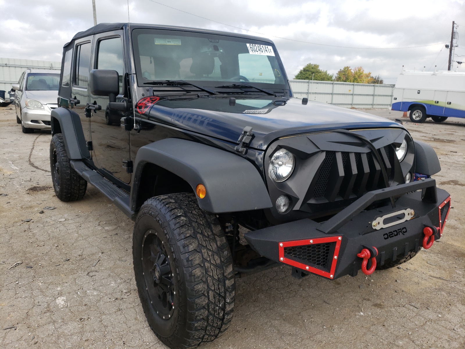 JEEP WRANGLER U 2014 with VIN 1C4BJWDG2EL257375 - Photo from auction