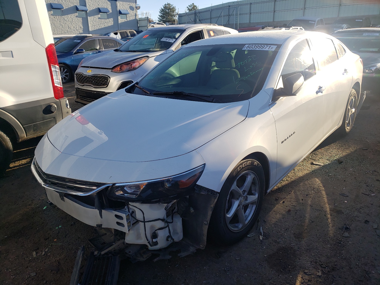 Photo 2 from auction – 2017 CHEVROLET MALIBU LS with VIN 1G1ZB5ST3HF141474