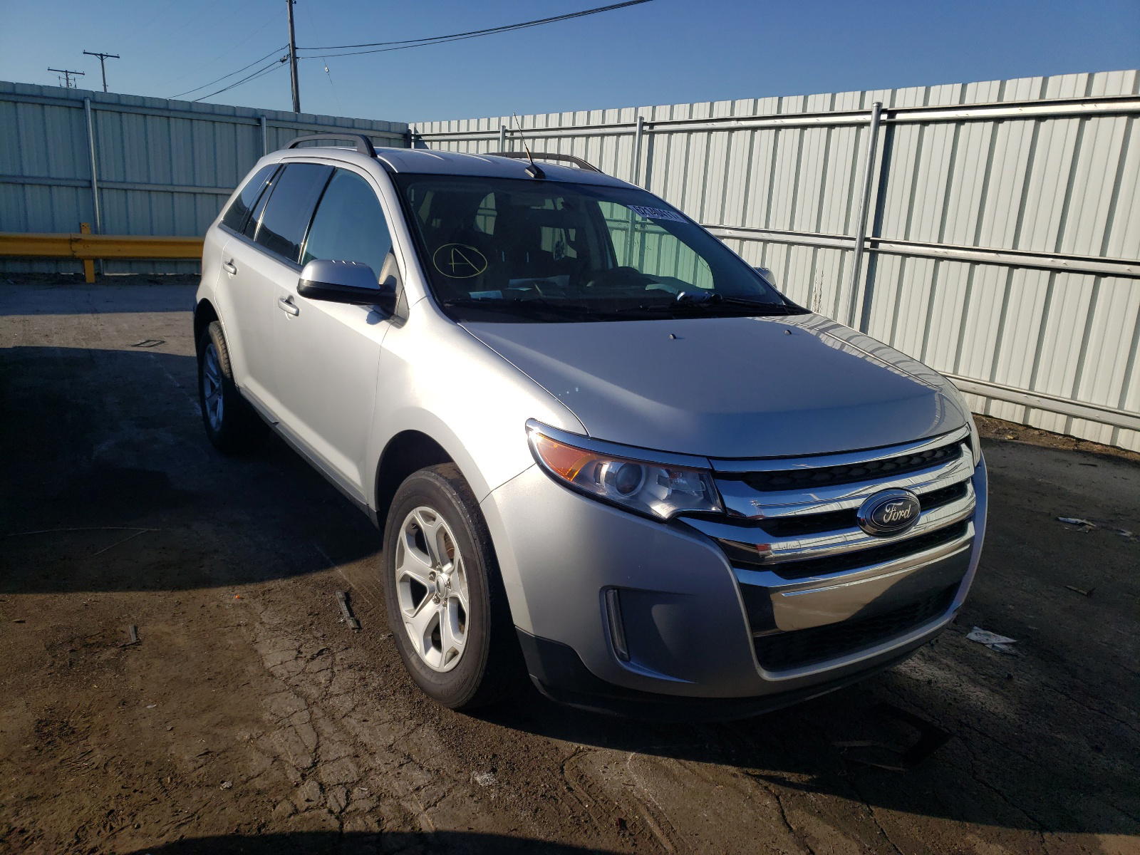 FORD EDGE SEL 2014 with VIN 2FMDK4JC9EBB54297 - Photo from auction