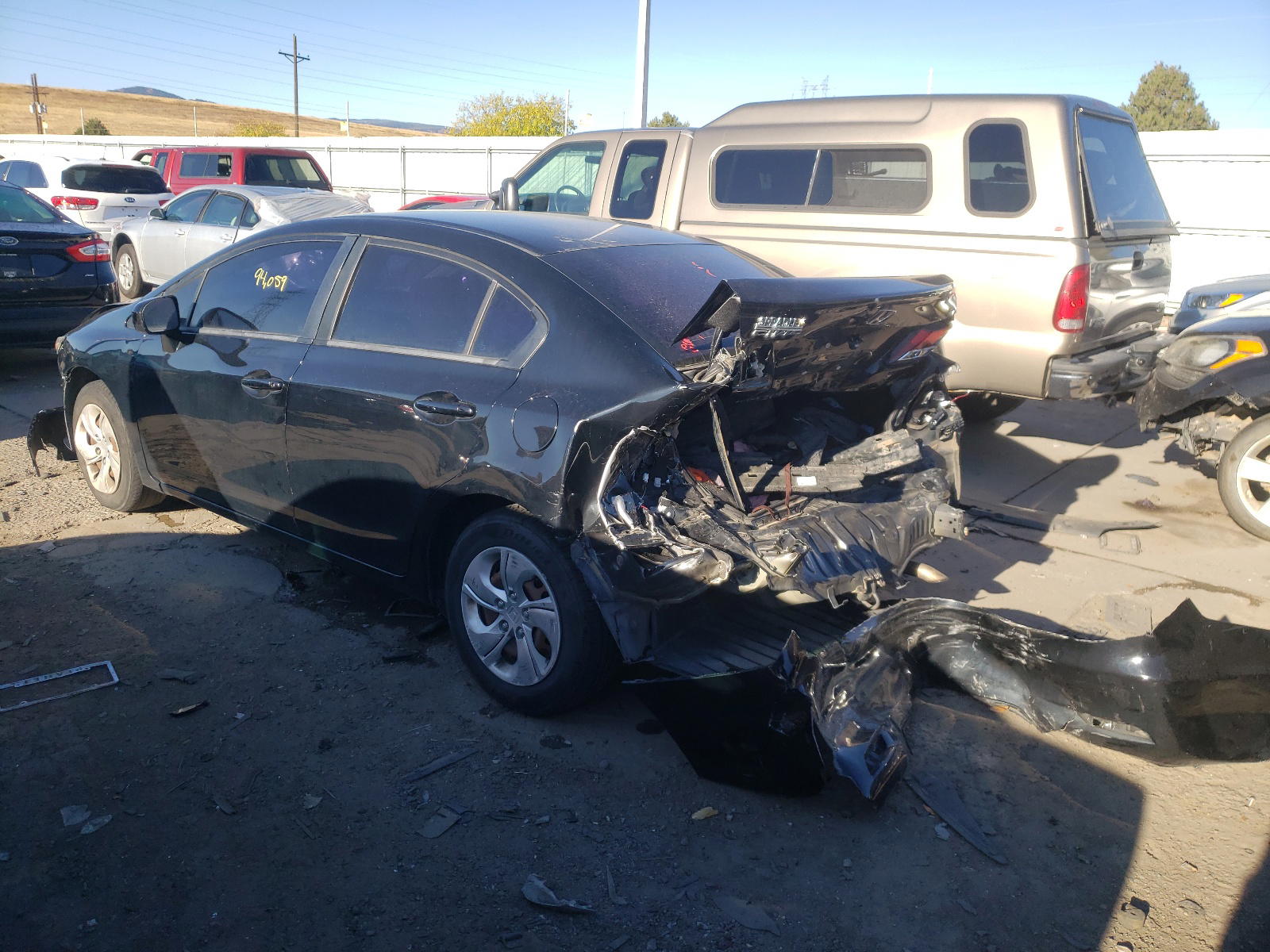 Photo 3 from auction – 2015 HONDA CIVIC LX with VIN 19XFB2F53FE079845