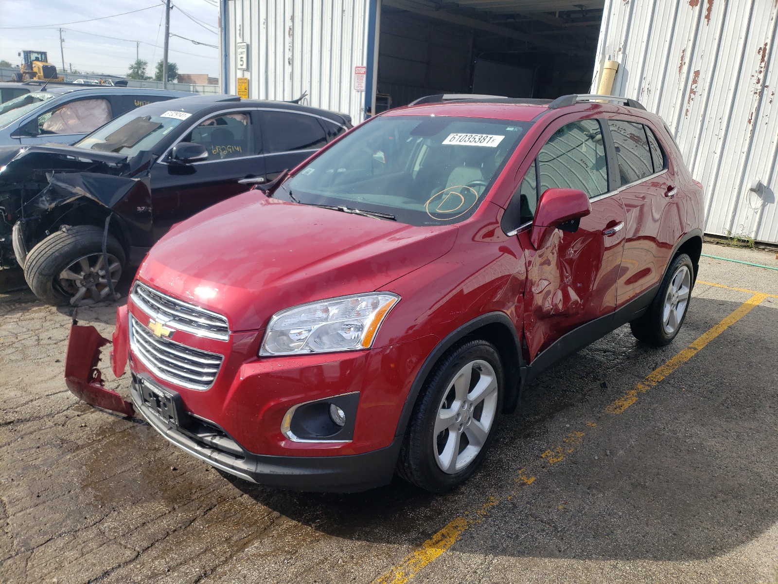 Photo 2 from auction – 2015 CHEVROLET TRAX LTZ with VIN KL7CJTSB5FB118890