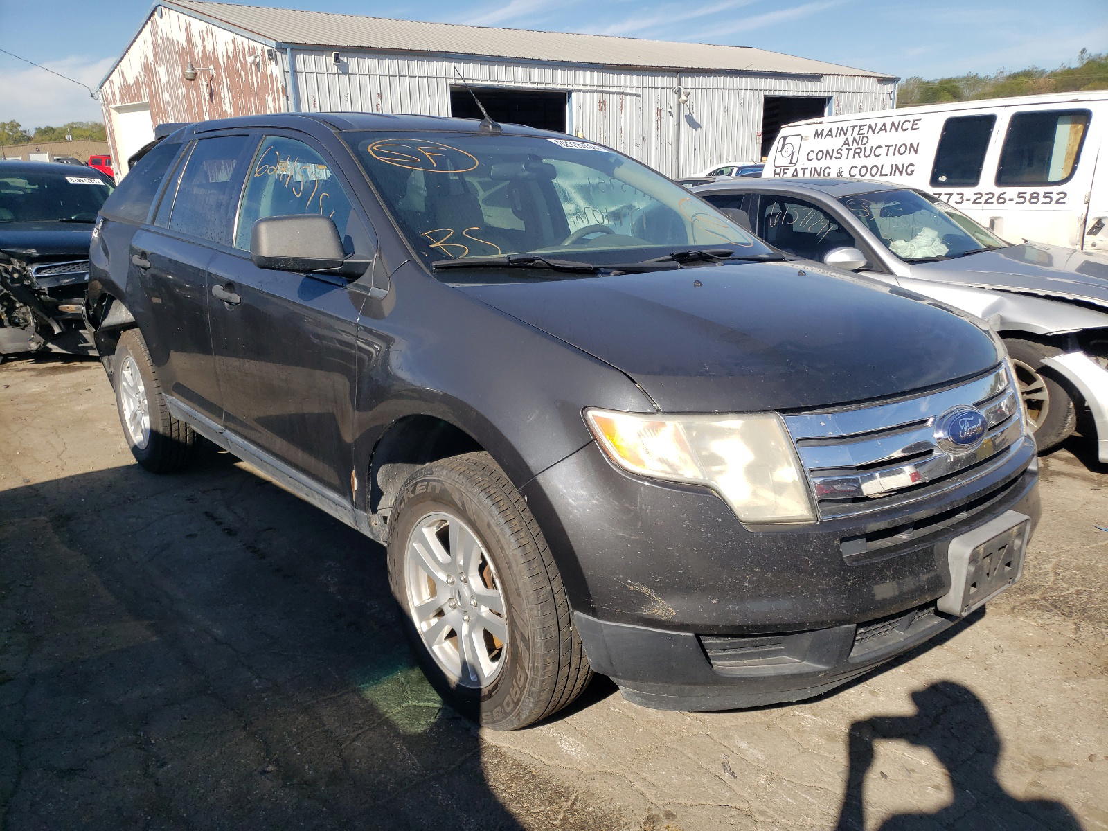 FORD EDGE SE 2007 with VIN 2FMDK46C37BA62985 - Photo from auction