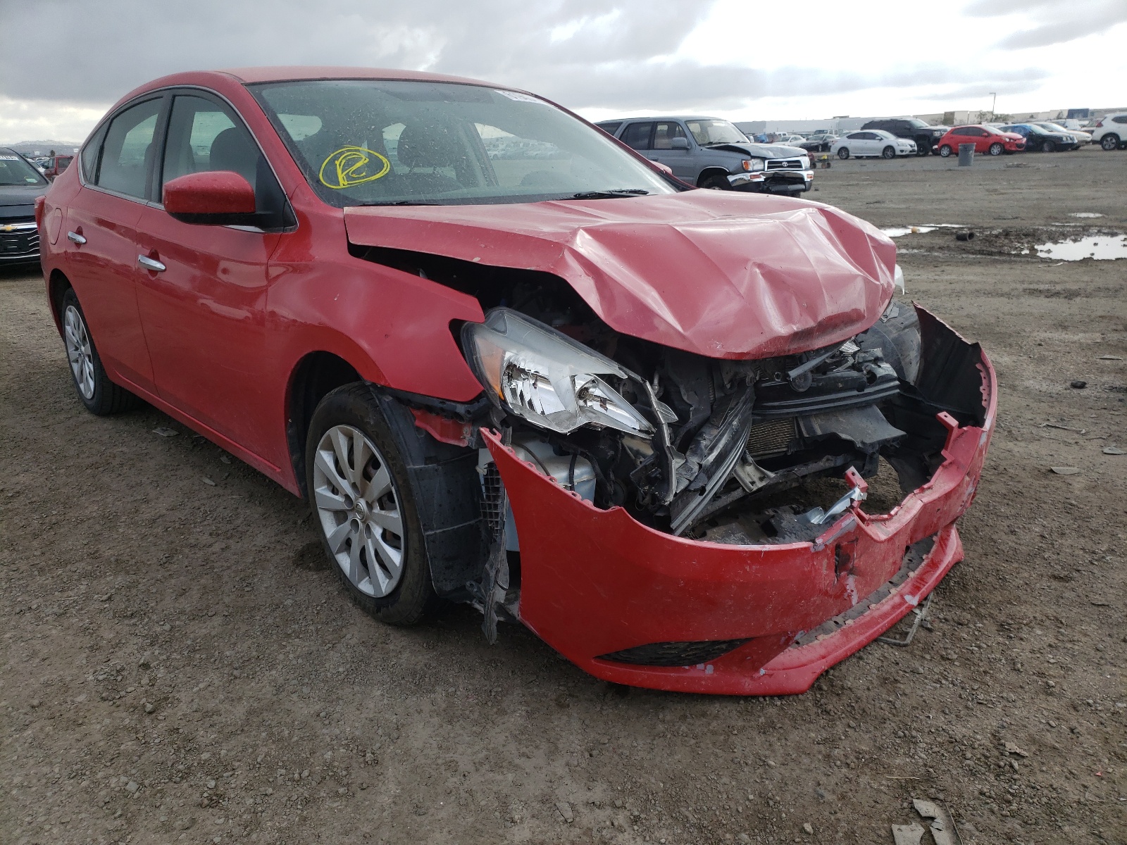 NISSAN SENTRA S 2017 with VIN 3N1AB7AP2HY343884 - Photo from auction