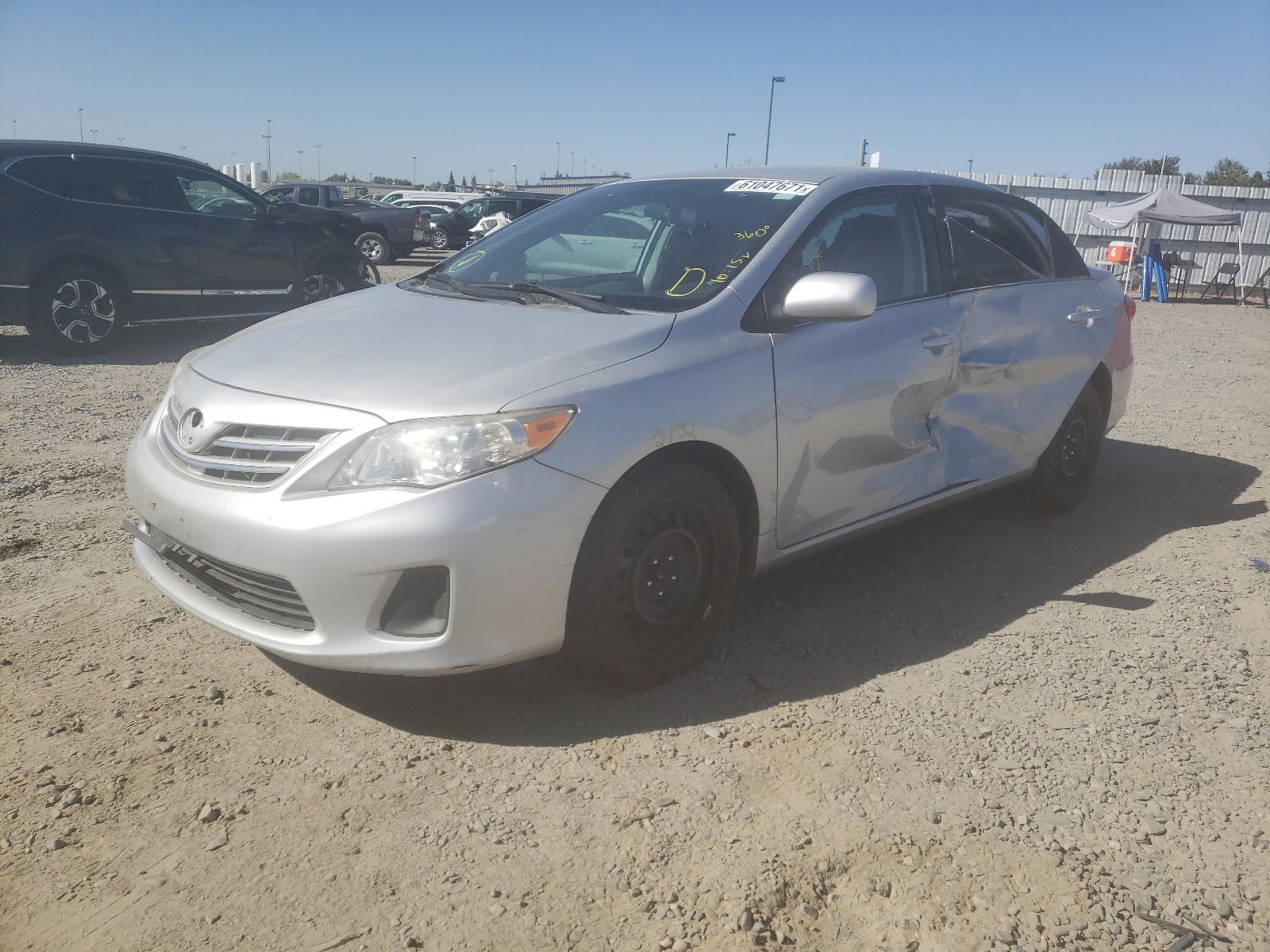 Photo 2 from auction – 2013 TOYOTA COROLLA BA with VIN 5YFBU4EE6DP173171