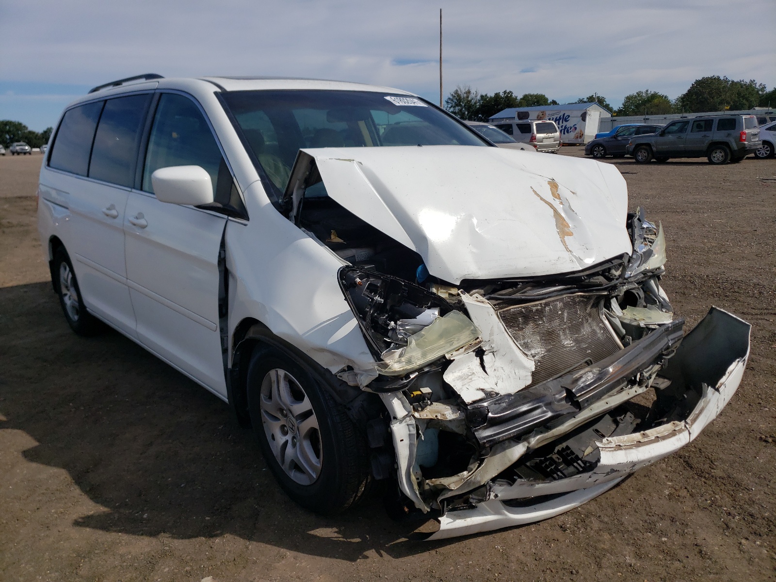 Photo 1 from auction – 2007 HONDA ODYSSEY EX with VIN 5FNRL38617B135170
