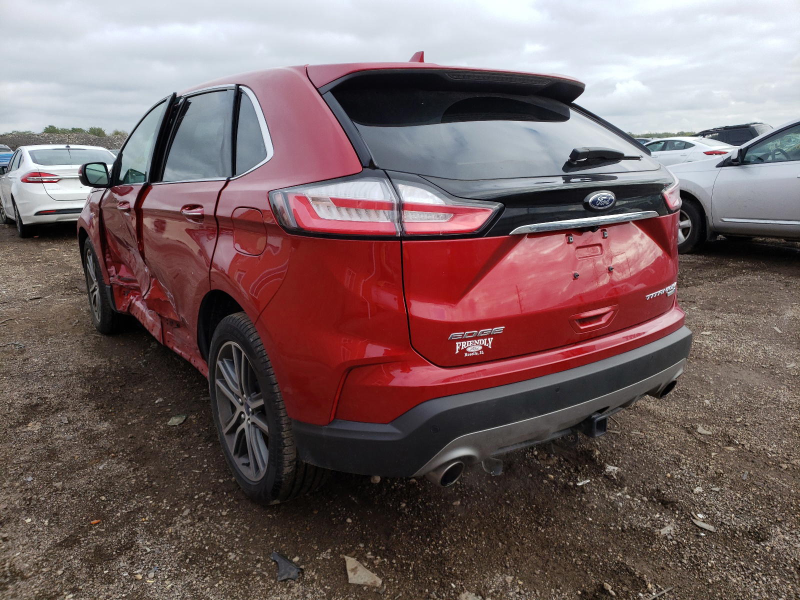 Photo 3 from auction – 2020 FORD EDGE with VIN 2FMPK4K99LBA06258