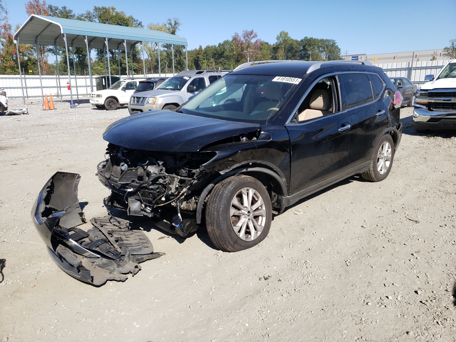 Photo 2 from auction – 2015 NISSAN ROGUE S with VIN KNMAT2MV7FP503635
