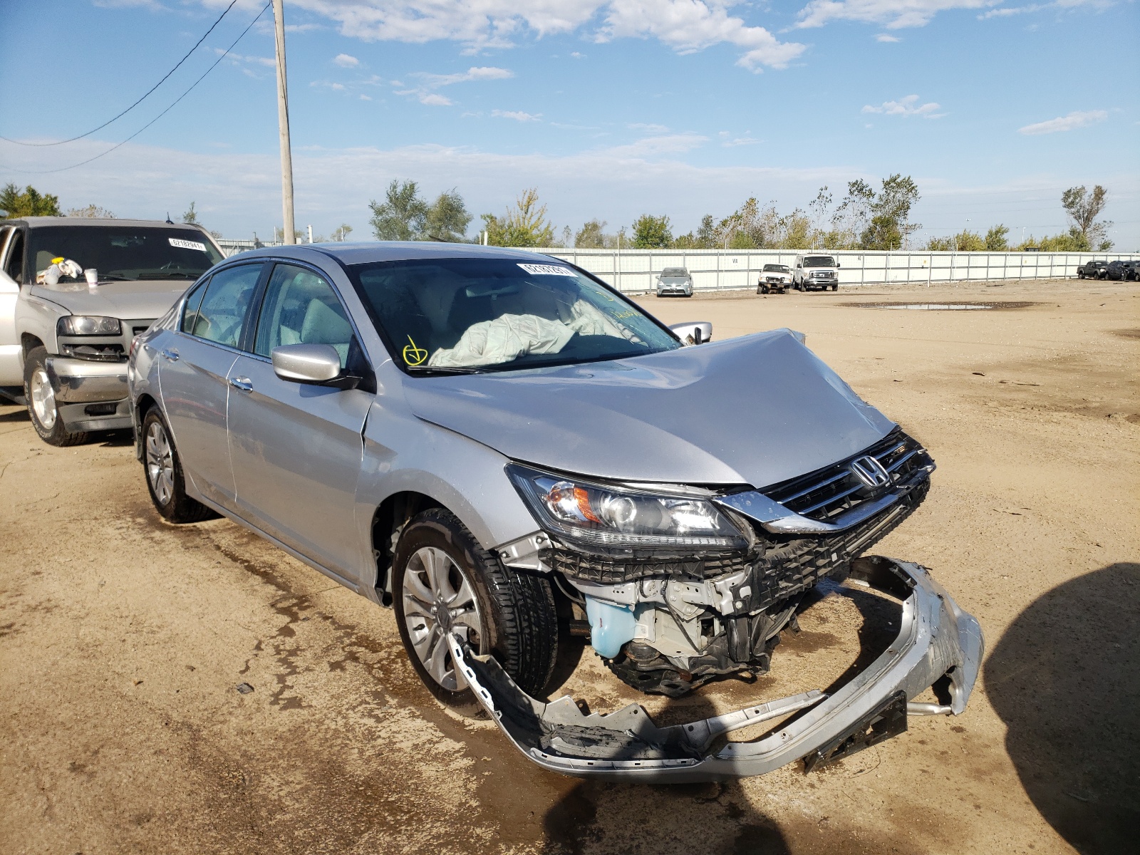 HONDA ACCORD LX 2014 with VIN 1HGCR2F32EA120076 - Photo from auction